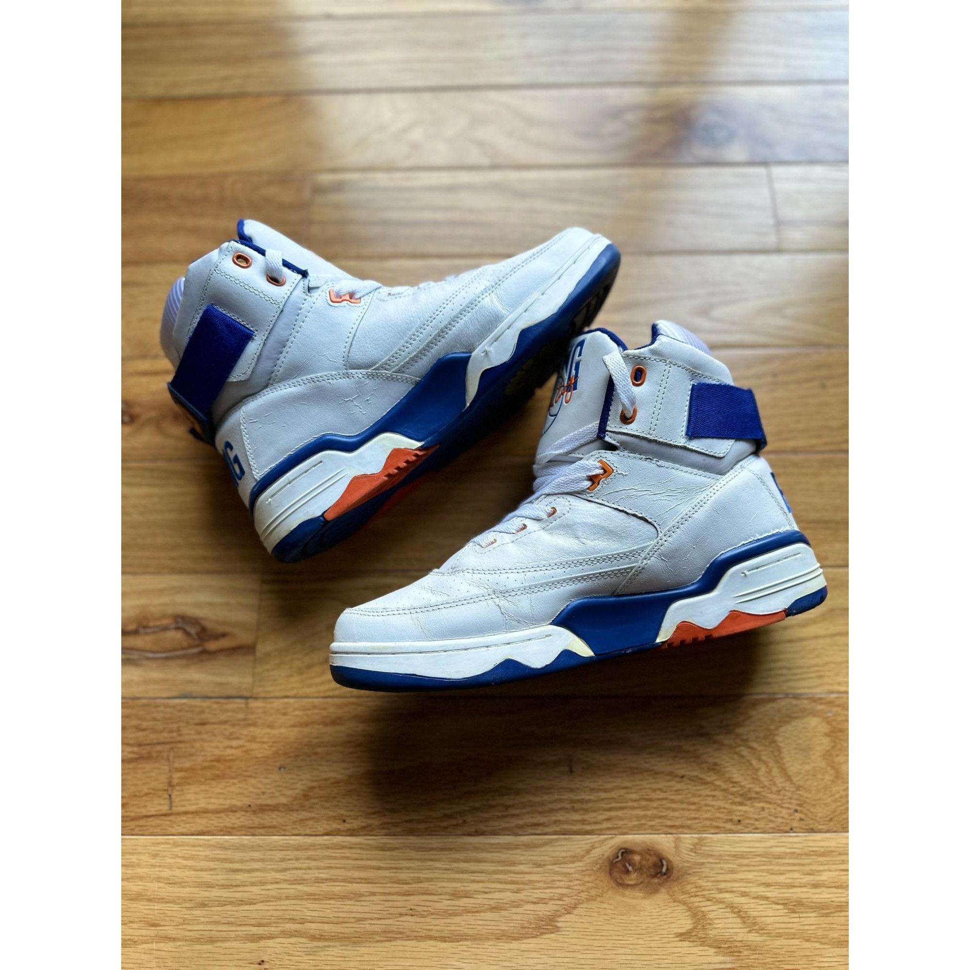 Ewing Athletics VINTAGE OCCASION EWING 33 HI 'BLANC ROYAL ORANGE HOMME TAILL Size US 9.5 / EU 42-43 - 2 Thumbnail
