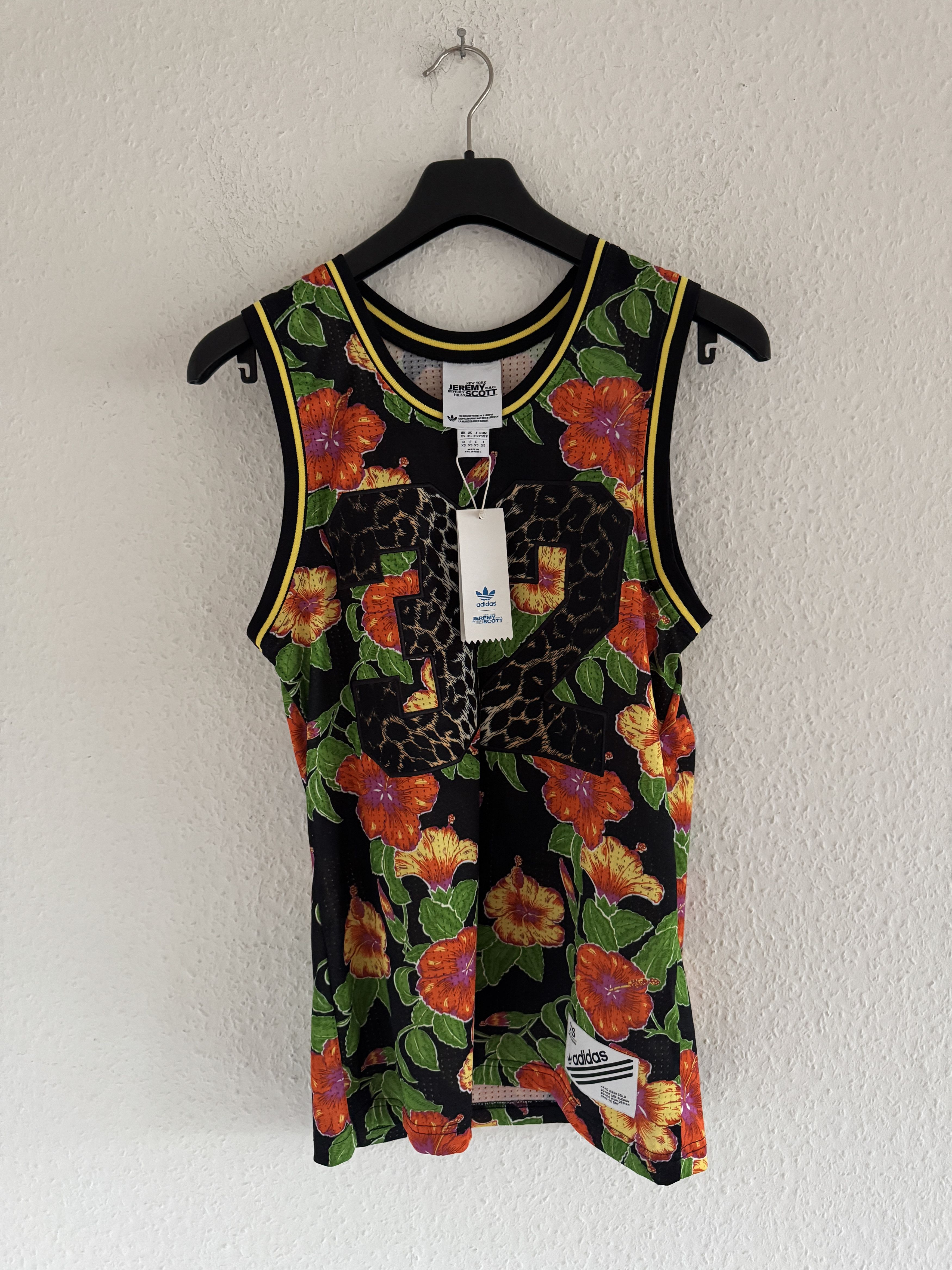 Adidas × Jeremy Scott Jungle Bones Tank Top Size US XS / EU 42 / 0 - 6 Thumbnail