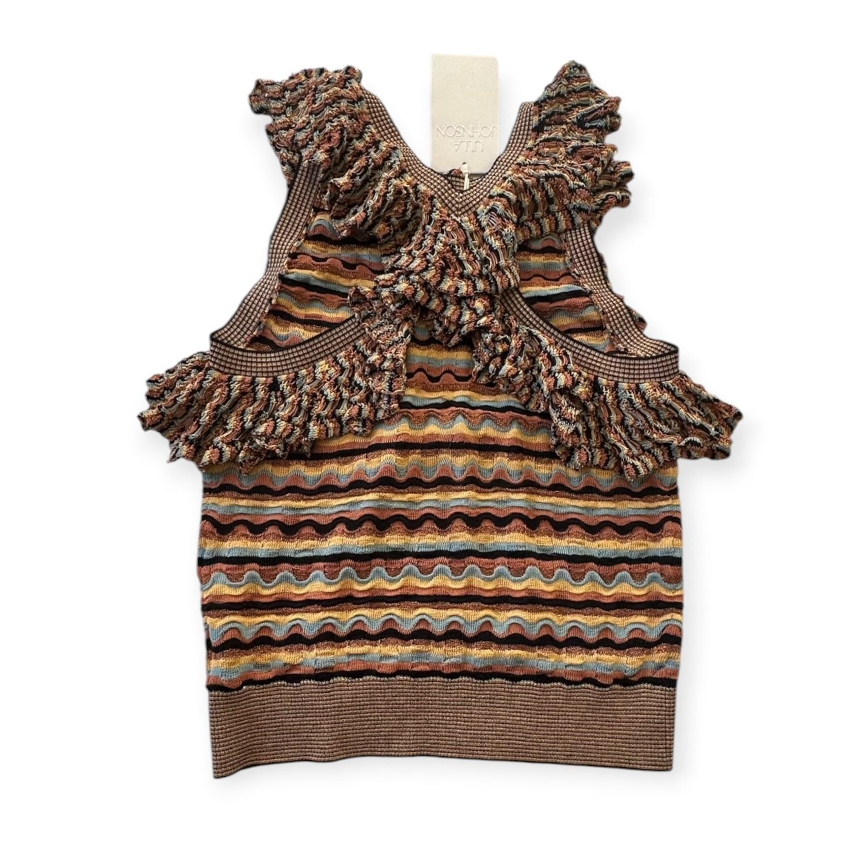 Ulla Johnson Ulla Johnson Sadie Top, Knit, Size M, color Tiger’s Eye, NW Size M / US 6-8 / IT 42-44 - 6 Thumbnail