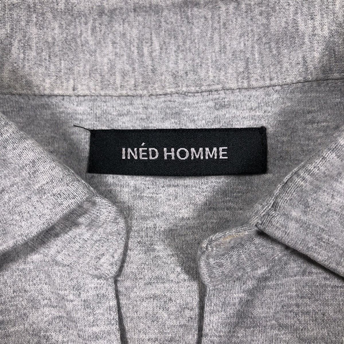 Yohji Yamamoto Ined Homme Yohji Yamamoto Open Collar Pocket Logo Polo Size US XL / EU 56 / 4 - 9 Thumbnail