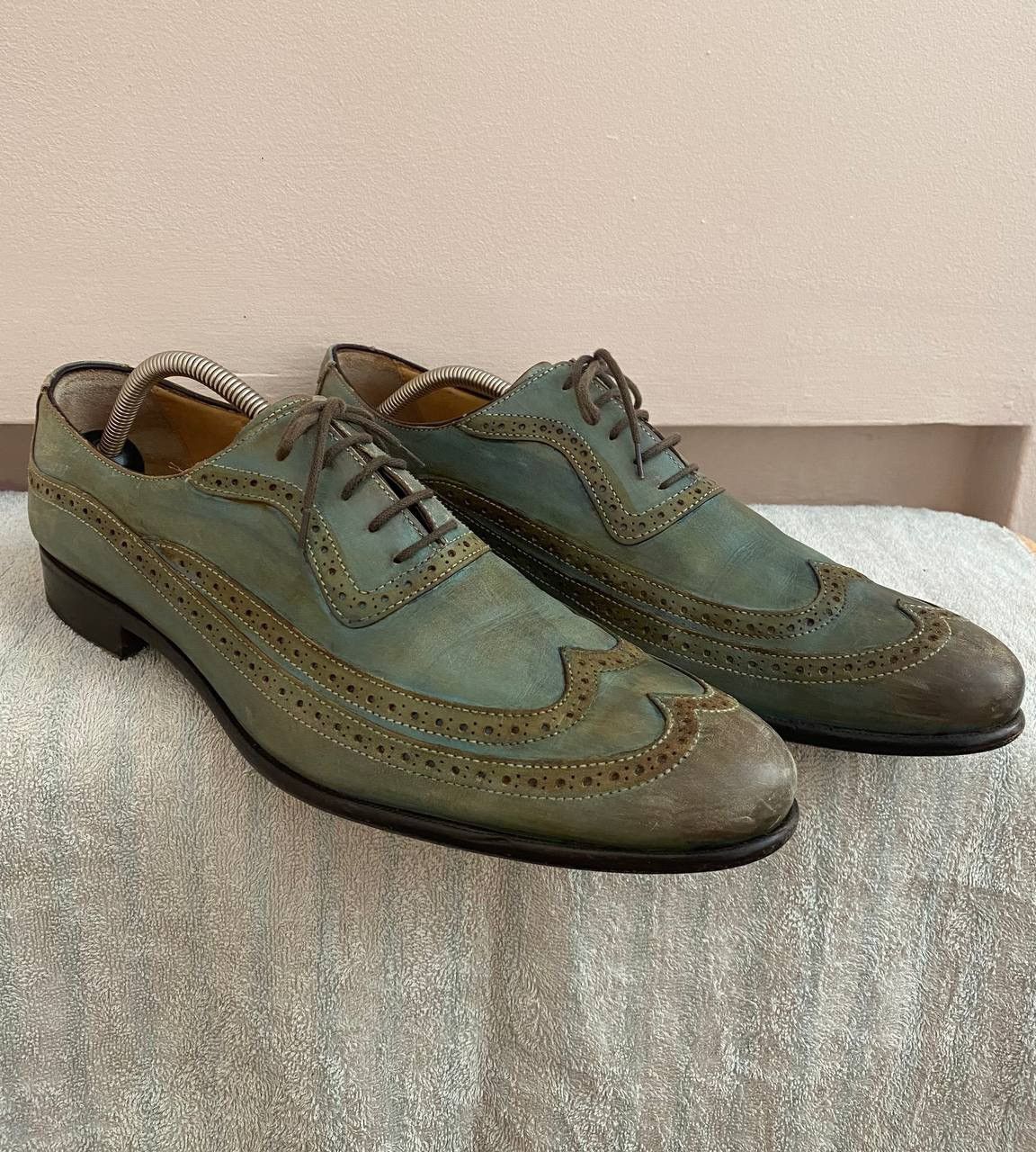 Francesco Smalto 🔥 Francesco Benigno Leather Shoes Size US 9 / EU 42 - 2 Thumbnail