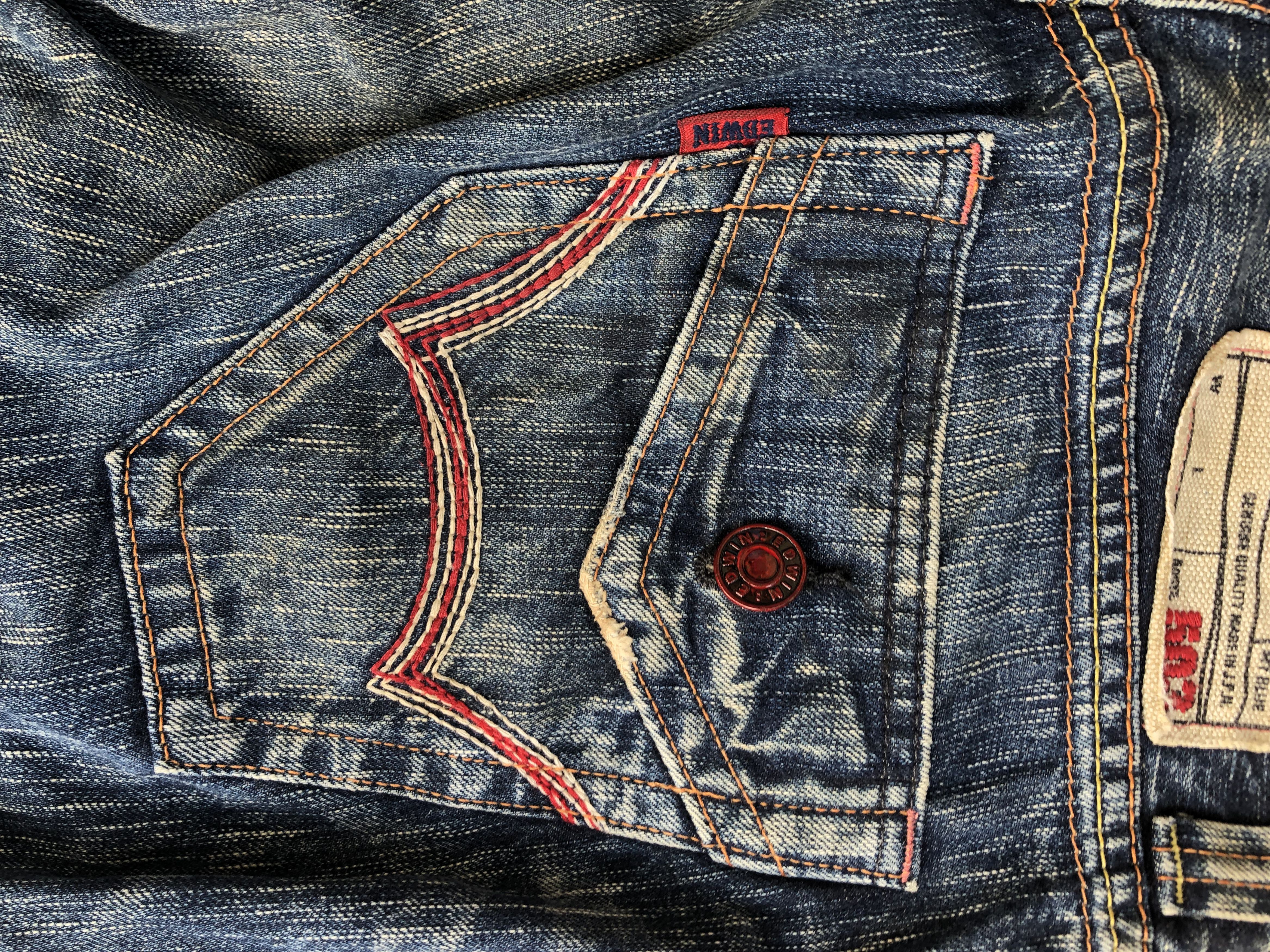 If Six Was Nine Edwin 503 Fading Jeans Vkei Y2k Japanese Size US 32 / EU 48 - 11 Thumbnail