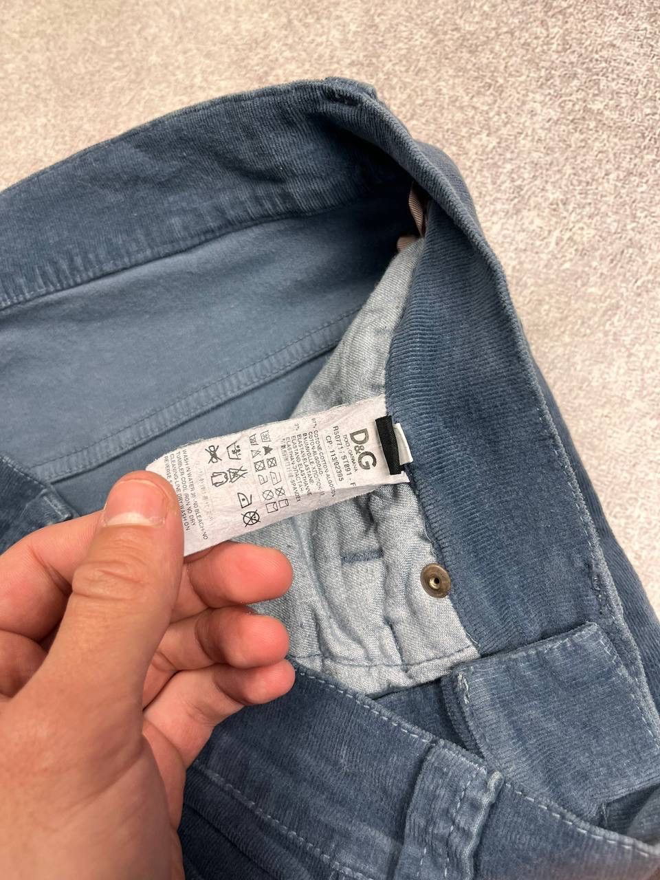 Dolce & Gabbana Vintage Dolce&Gabbana Corduroy Avantgarde Baggy Pants Y2K 32 Size US 32 / EU 48 - 9 Thumbnail