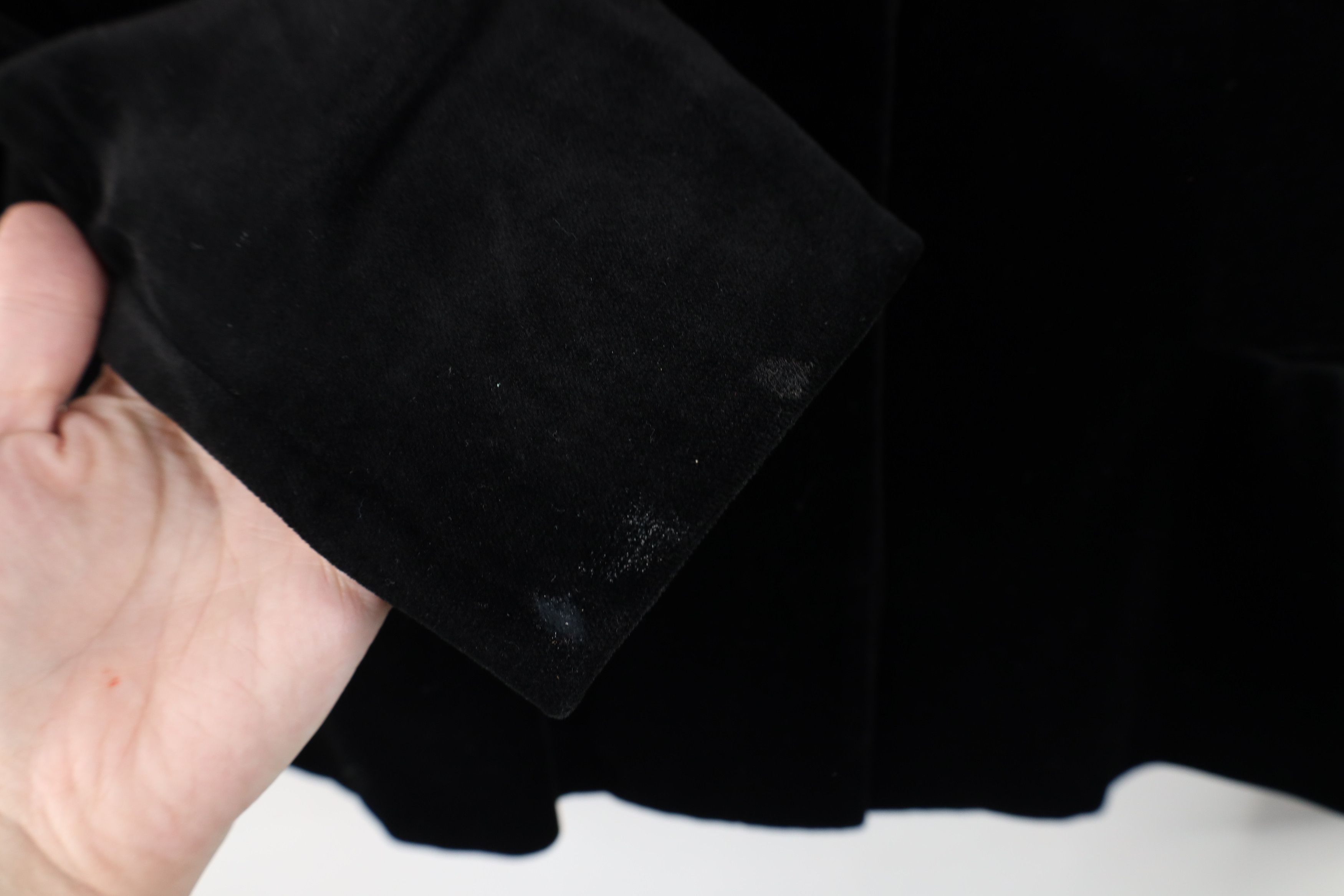 Diane von Furstenberg Diane von Furstenberg Lucille Velvet Velour Jacket Black Size M / US 6-8 / IT 42-44 - 7 Thumbnail