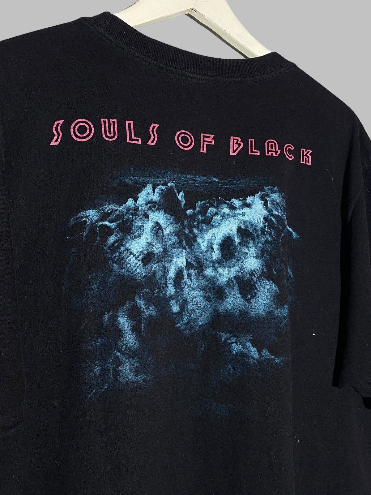 Band Tees × Vintage Vintage Testament Souls of Black Graphic Print Black Tee Size US L / EU 52-54 / 3 - 7 Thumbnail