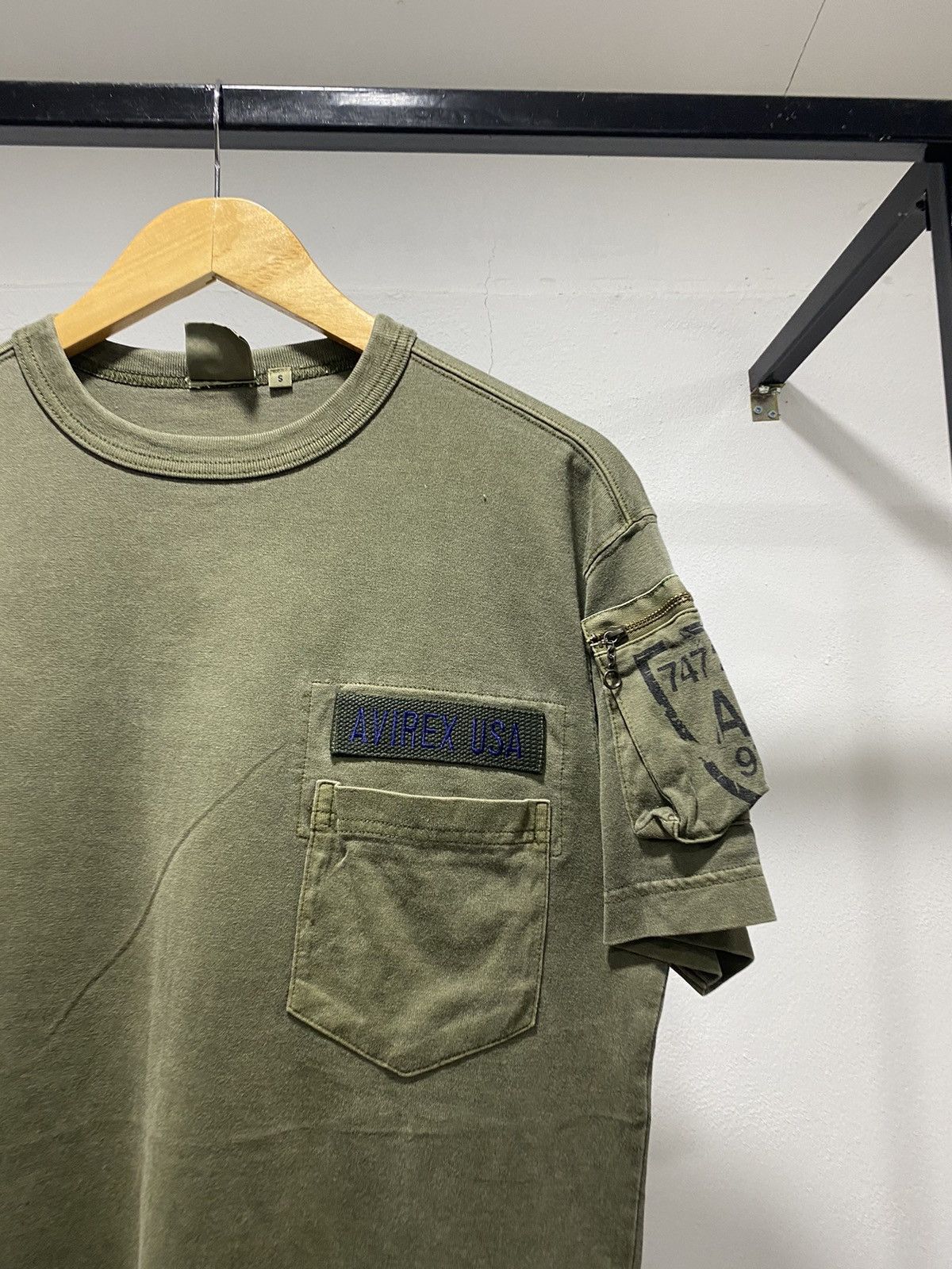 Avirex × Vintage Sick☠️ Avirex Tactical Cargo Utility Tshirt Lgb Goa Size US S / EU 44-46 / 1 - 3 Thumbnail