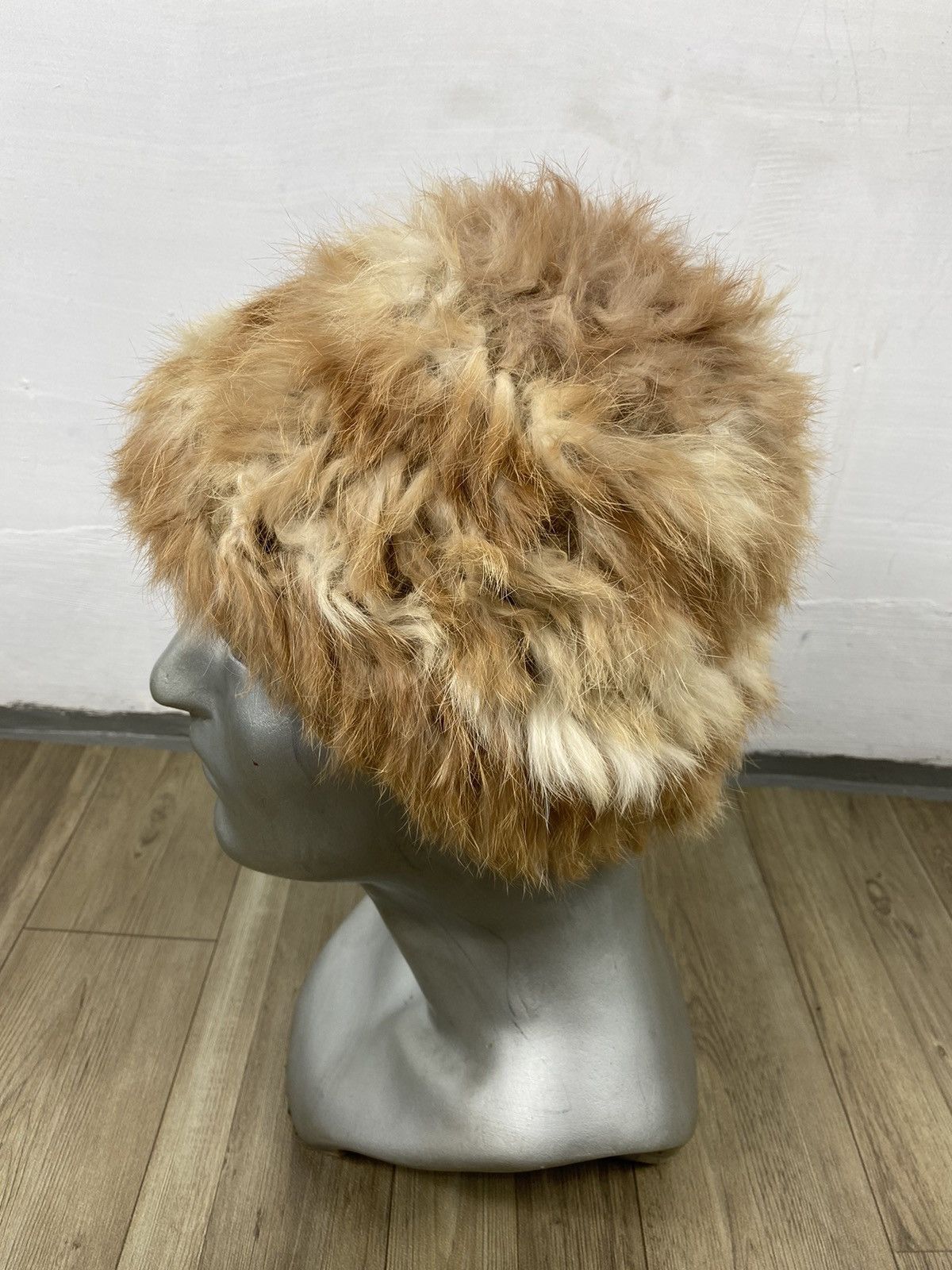 Japanese Brand Unknown Japanese Fur Beanie Hats Size ONE SIZE - 3 Thumbnail
