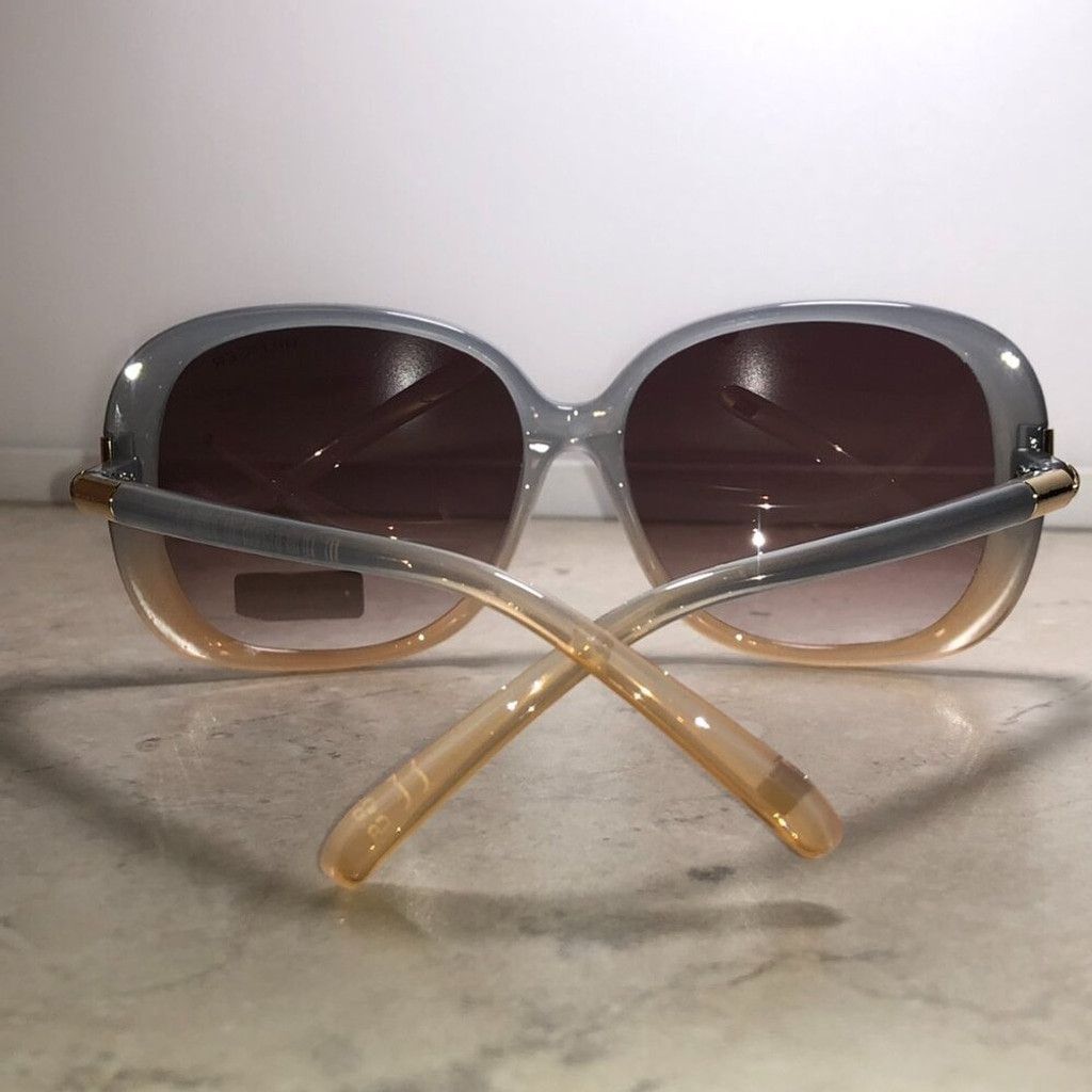 Tommy Hilfiger Tommy Hilfiger Gray & Yellow Gradient Oversized Sunglasses Size ONE SIZE - 3 Thumbnail