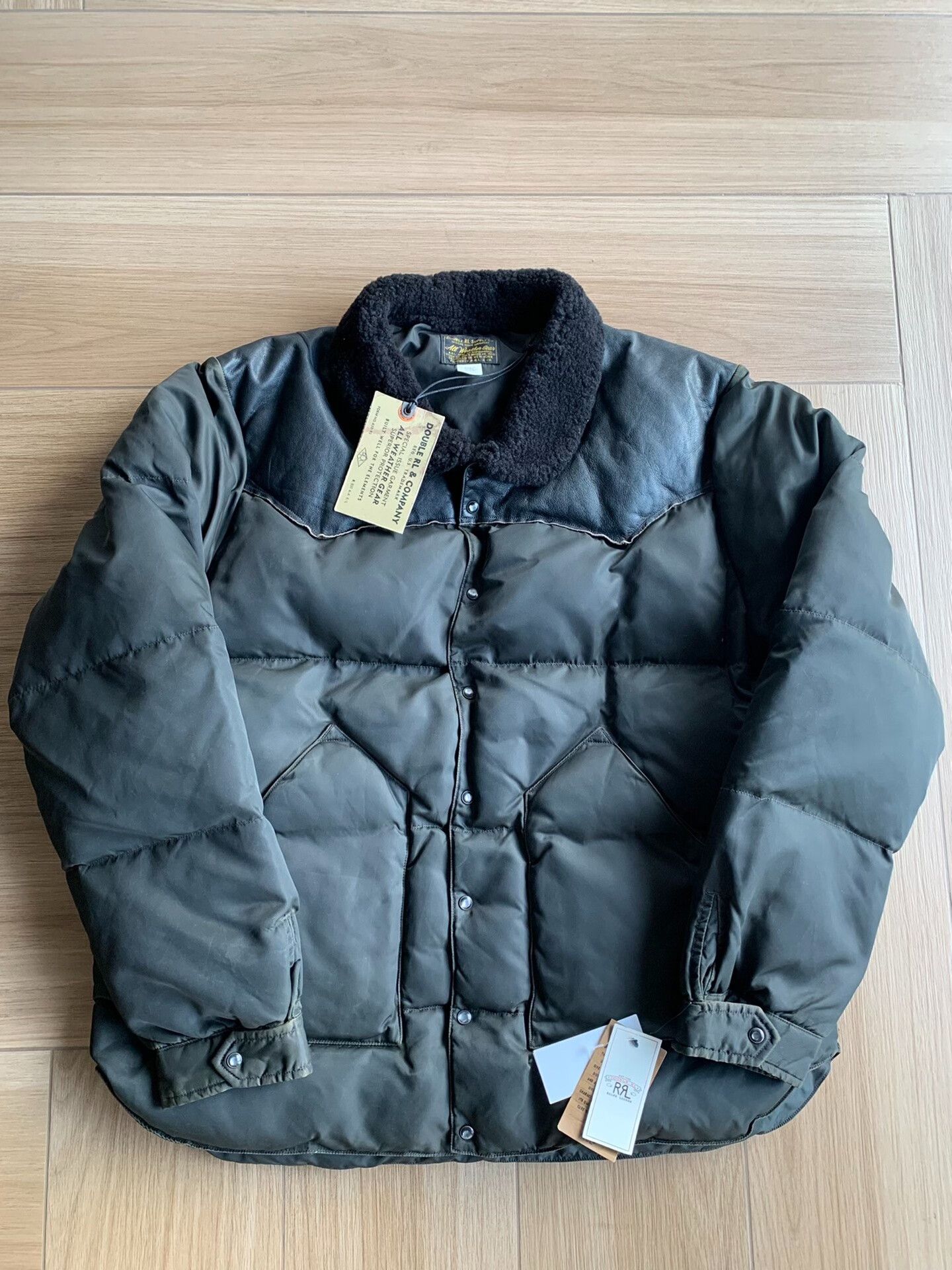 RRL Ralph Lauren RRL Double RL Leather Yoke Jacket Size US XL / EU 56 / 4 - 1 Thumbnail