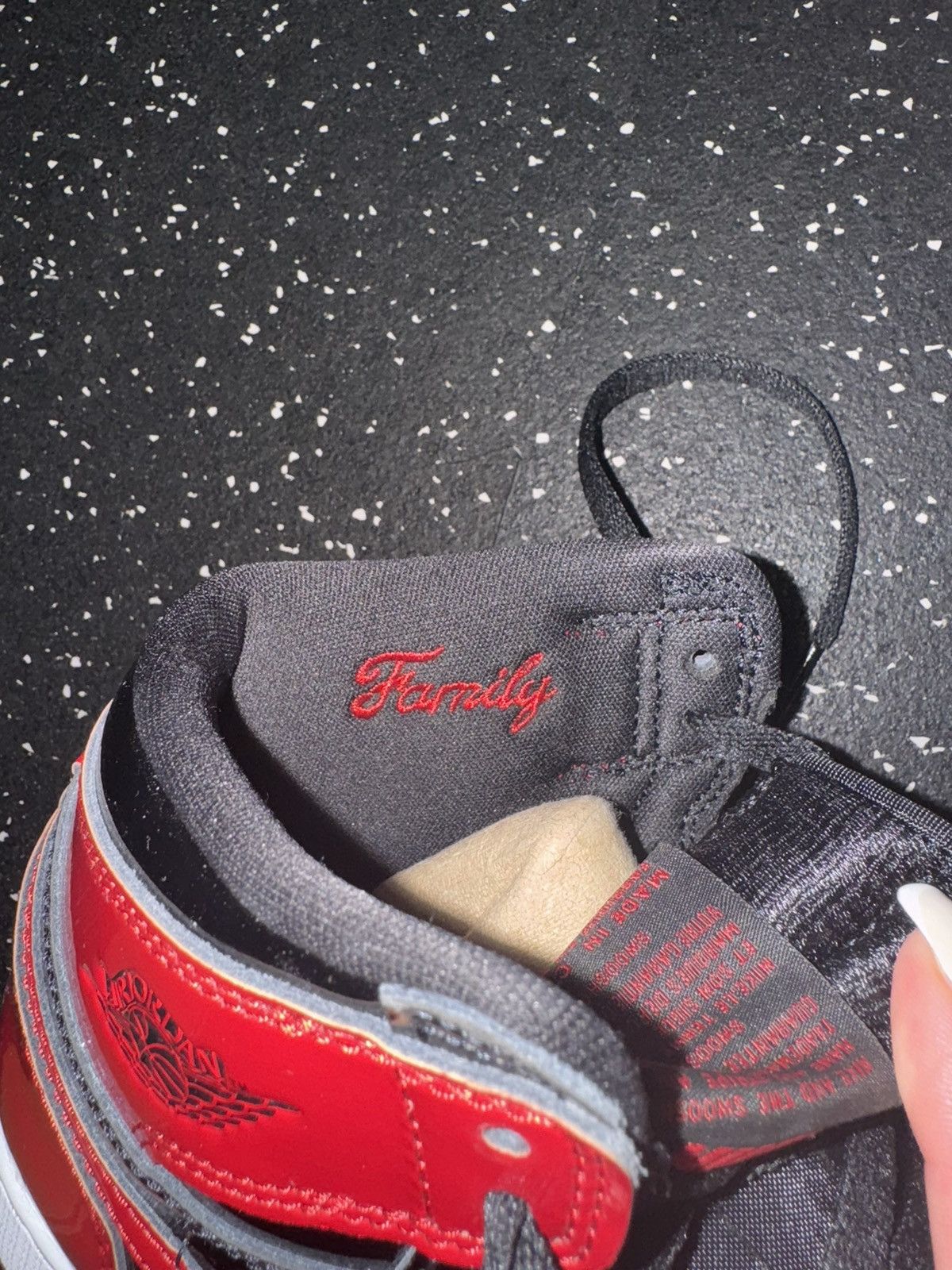 Jordan Brand × Nike Nike Air Jordan 5.5 Y BOYS like new gently worn black + red Size US 5.5 / EU 38 - 4 Thumbnail