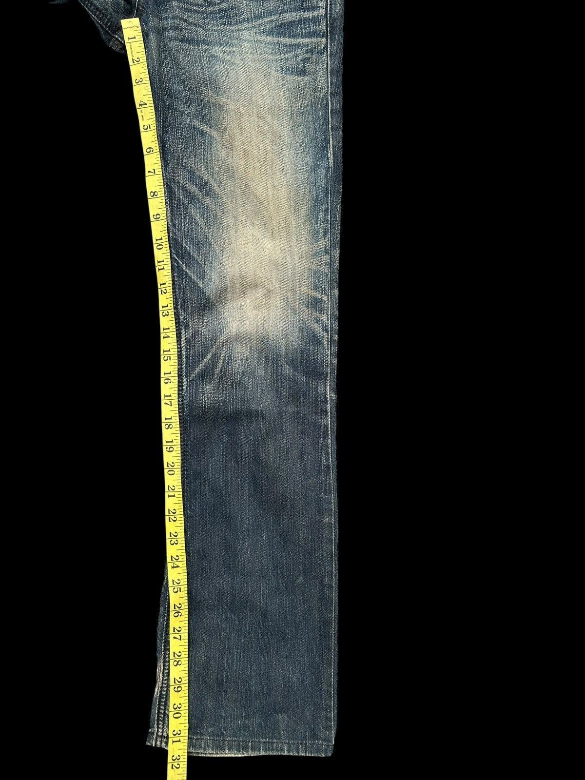 Edwin × Kapital × Vintage 🎌☠️ EDWIN XVS PUNK DISTRESSED JAPANESE DENIM JEANS ☠️🎌 Size US 28 / EU 44 - 16 Thumbnail
