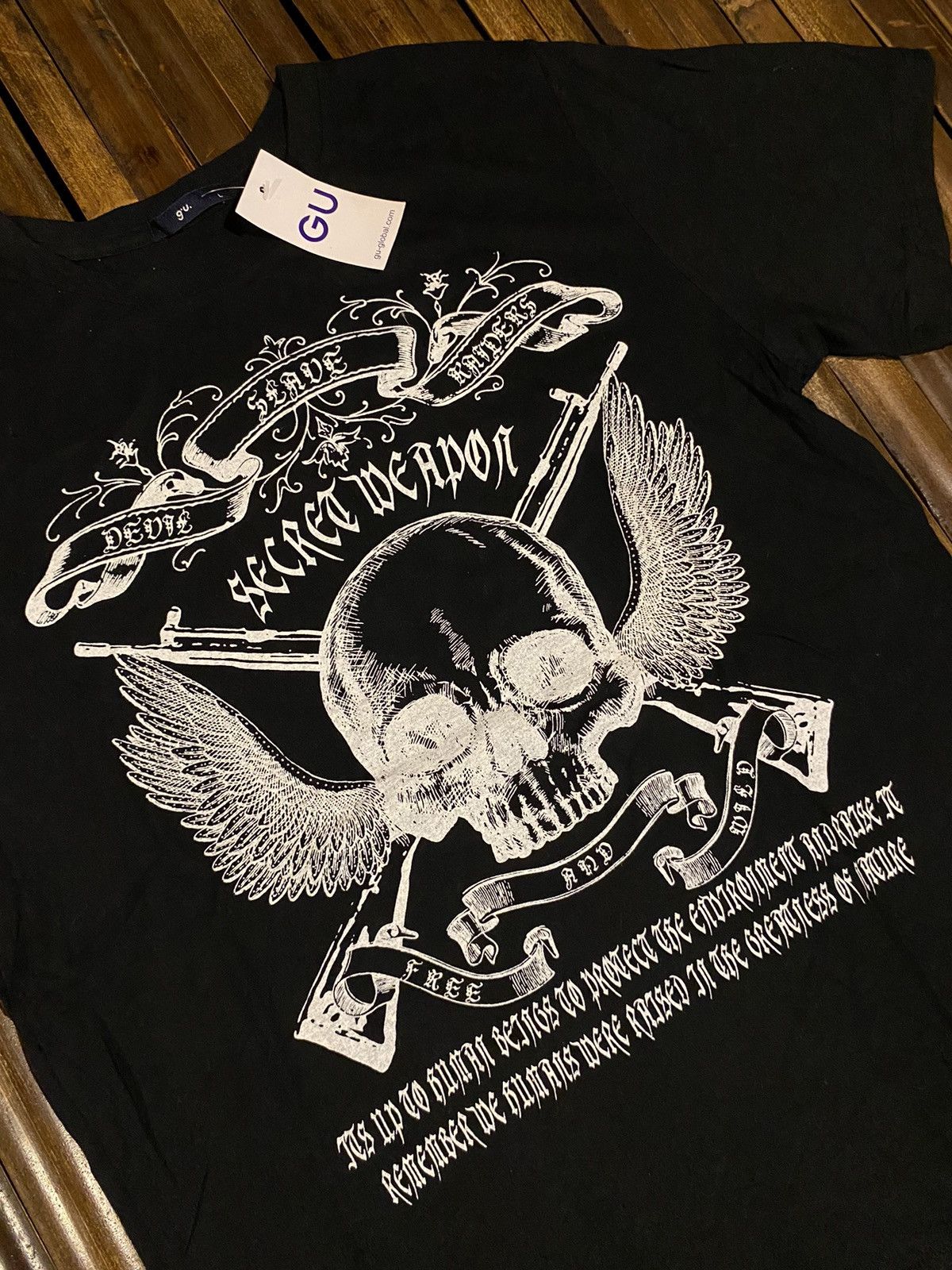 GU SKULL ART IFSIXWASNINE STYLE TSHIRT
