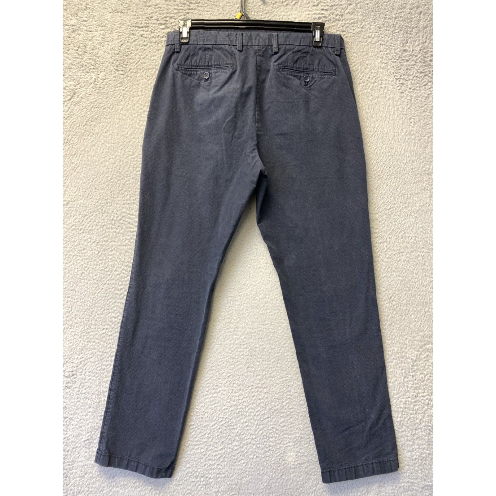 Banana Republic Banana Republic Men's Casual Pants Chino Dark Gray Aiden Fit 34x32 Skinny Modern 5-Pocket Belt Loops Flat Front Size US 34 / EU 50 - 6 Thumbnail