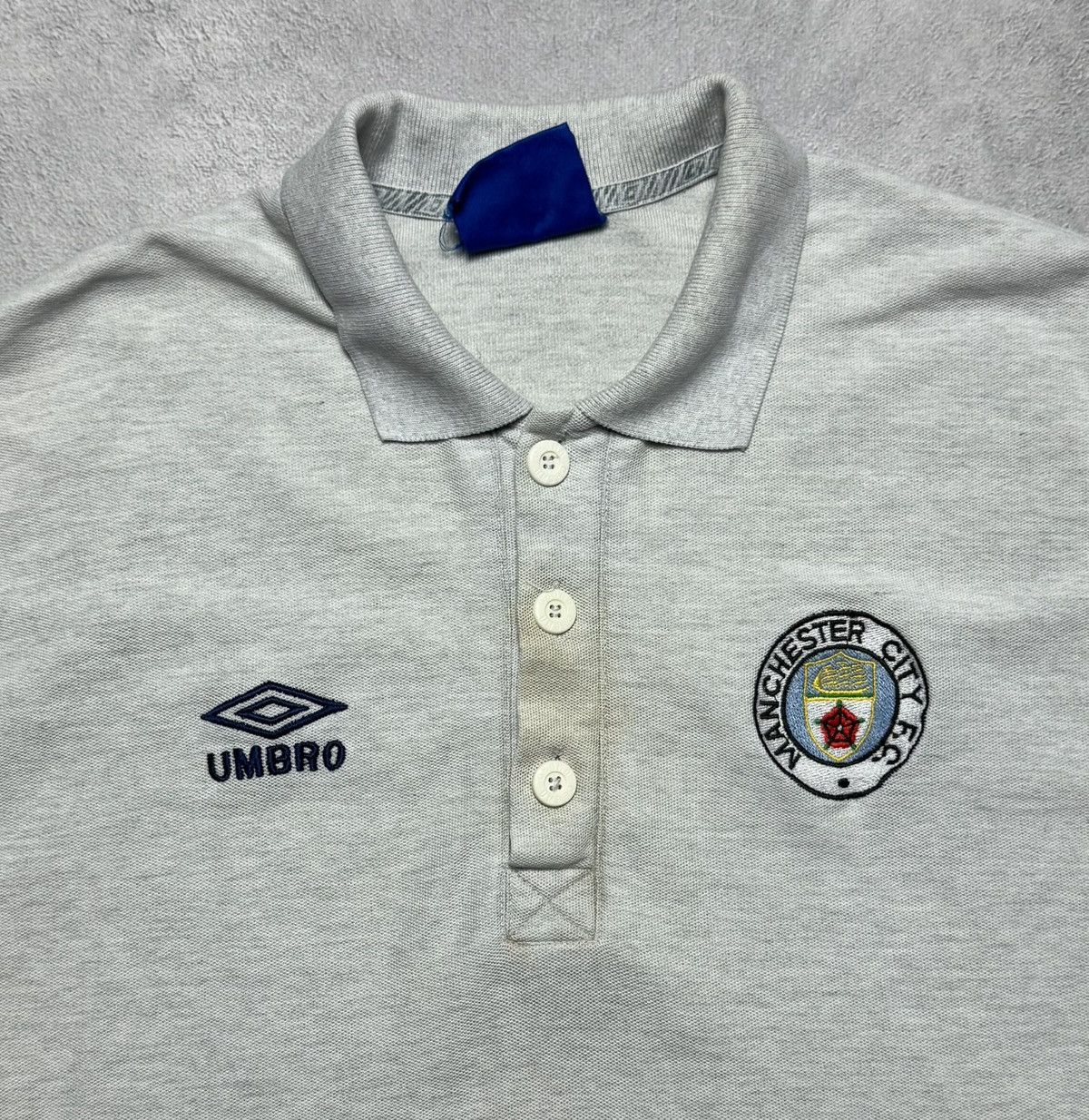 Umbro Umbro Manchester United Football Soccer Polo Shirt Vintage Size US L / EU 52-54 / 3 - 7 Thumbnail