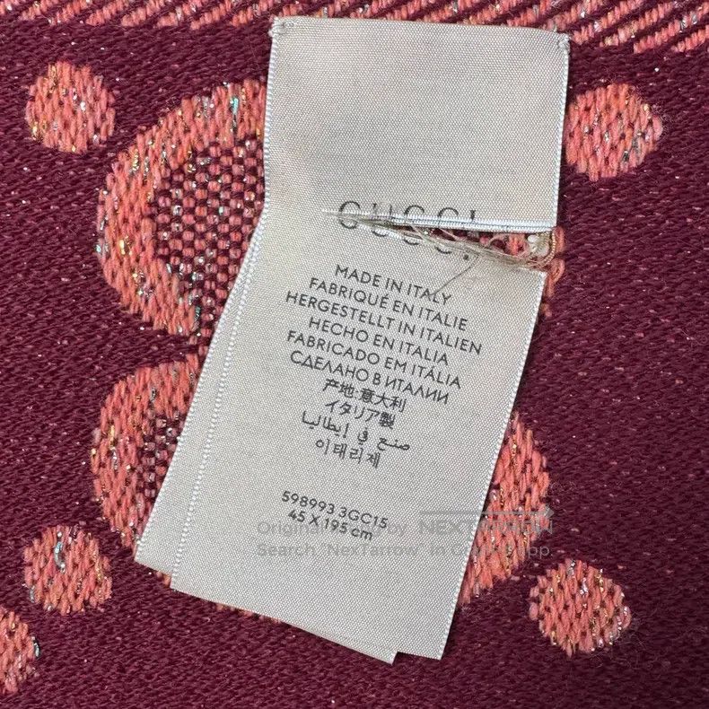 Gucci Gucci Double G full-printed scarf Size ONE SIZE - 4 Thumbnail
