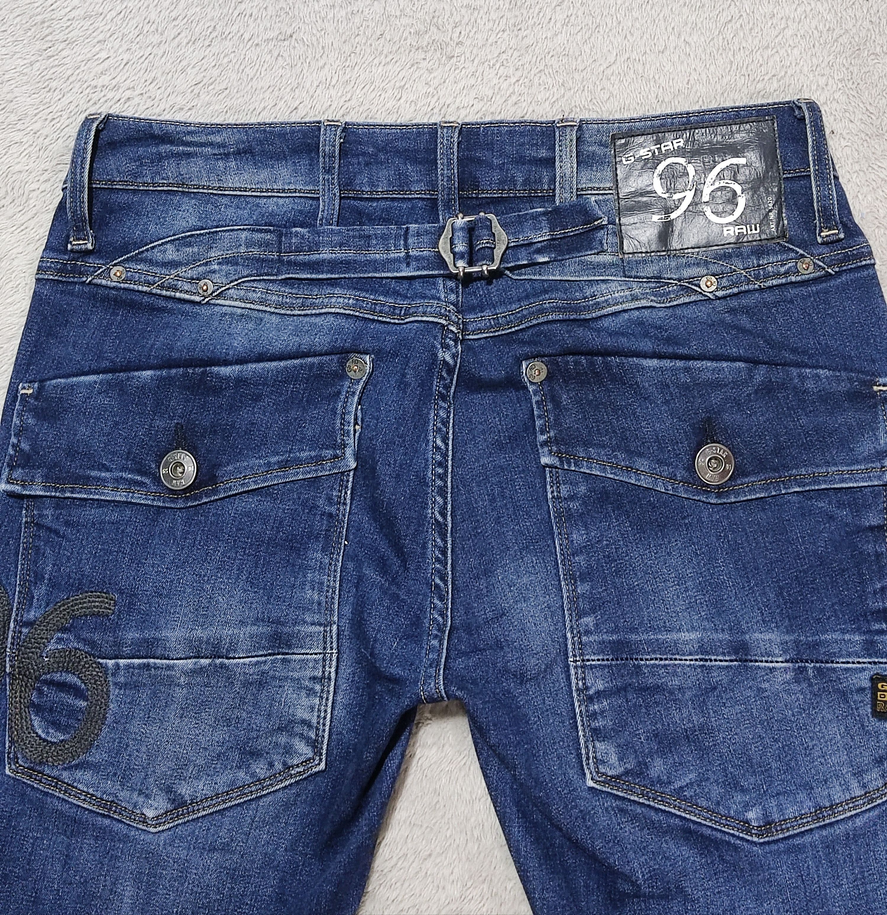 G-Star VTG G-Star RAW 5620 Heritage Embro Tapered Jeans 96 Style Size 29" - 10 Thumbnail