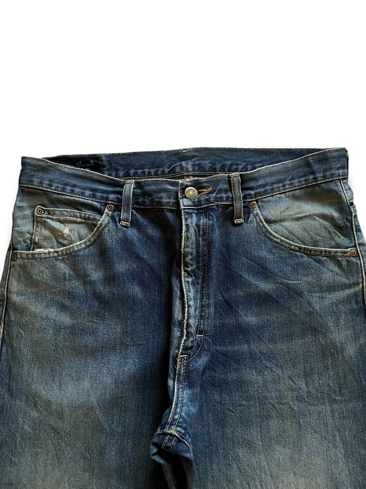 Japanese Brand Vintage Japanese Brand Mud Wash Distressed Baggy Jeans Size US 34 / EU 50 - 4 Thumbnail