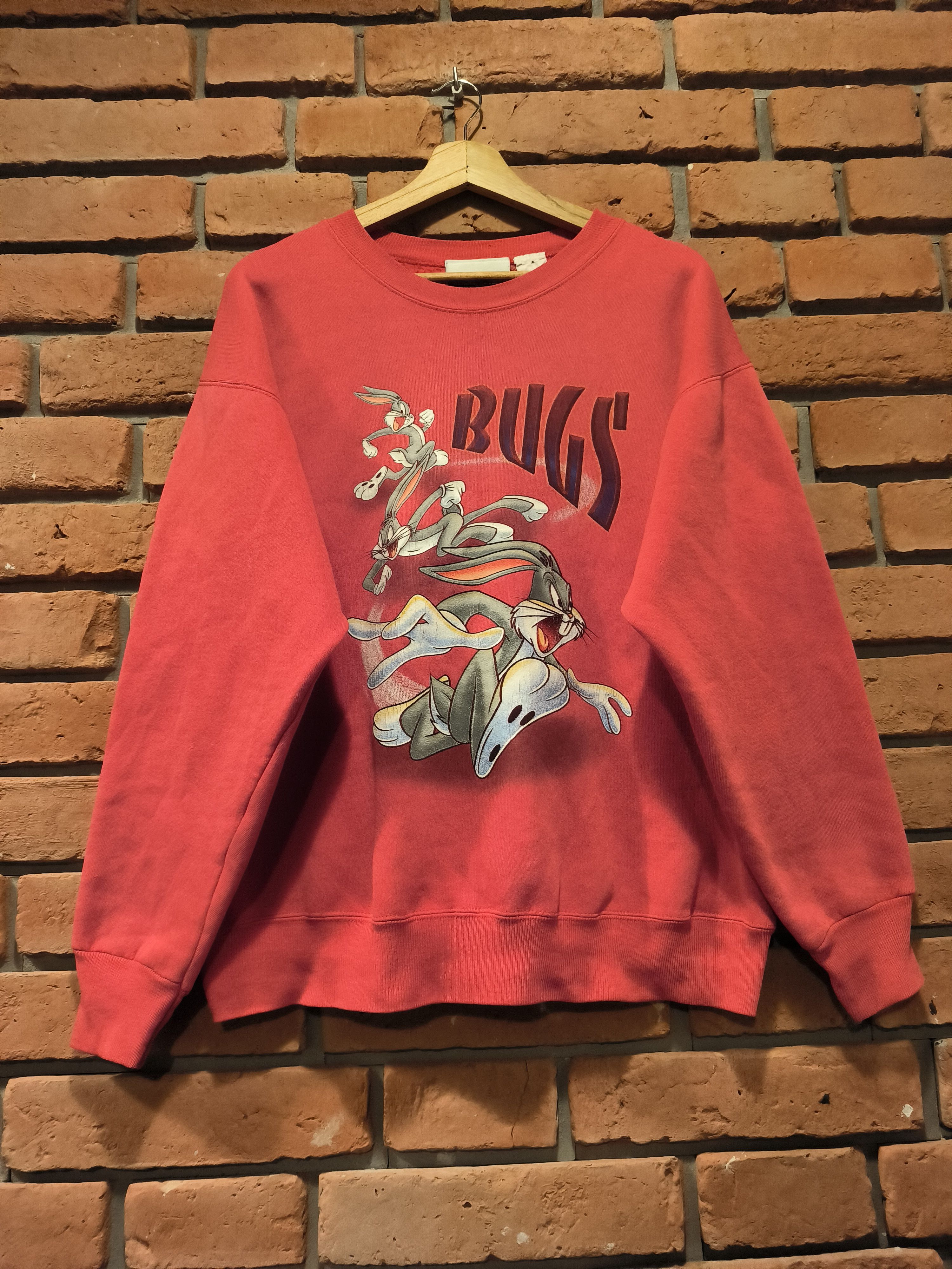 Vintage × Warner Bros Vintage 90s Warner Bros Crewneck Bugs 1997 Sweatshirt USA Size US M / EU 48-50 / 2 - 1 Thumbnail