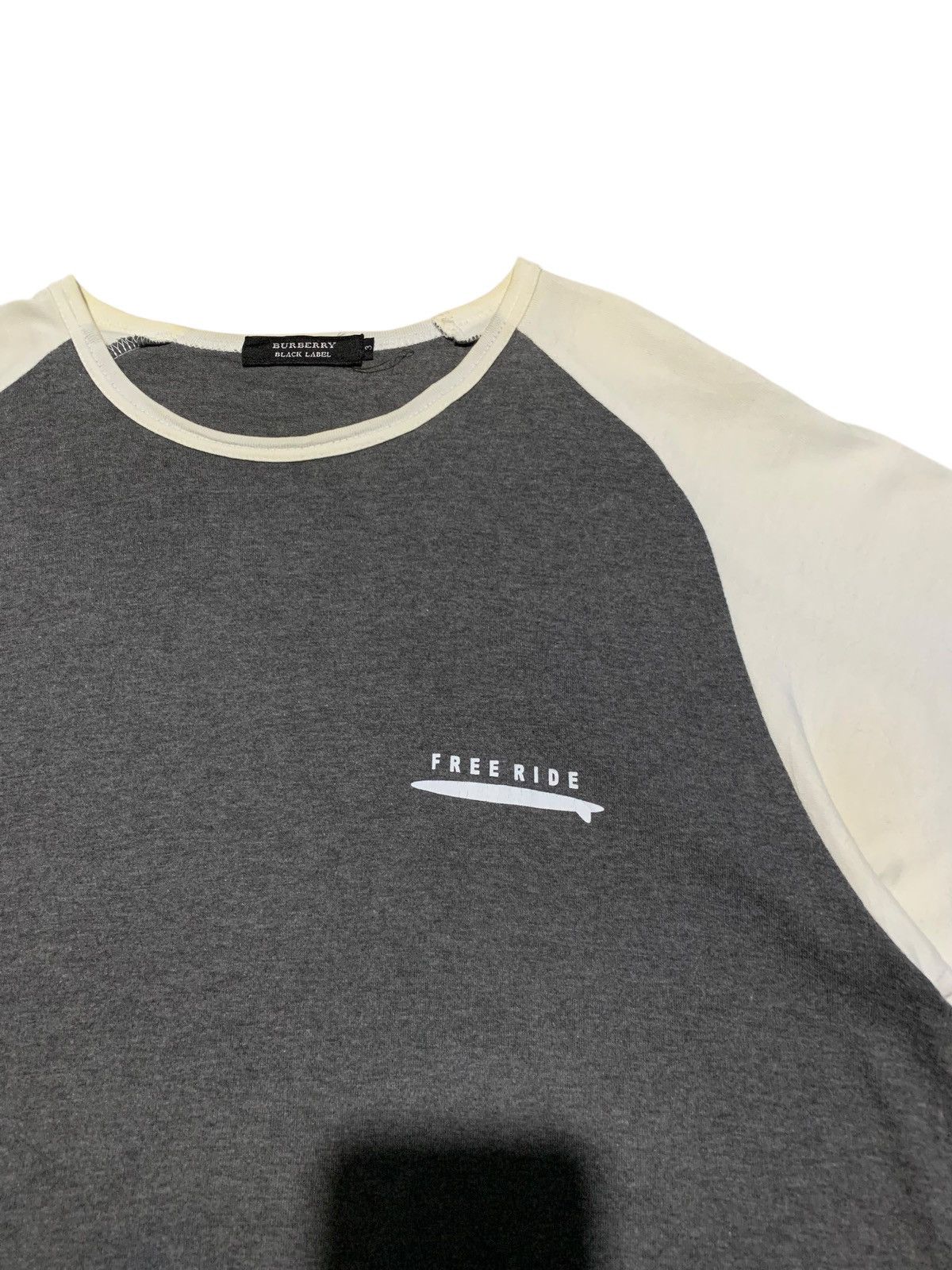 Burberry Vintage Burberry black label 2007 free ride raglan tee Size US M / EU 48-50 / 2 - 4 Thumbnail