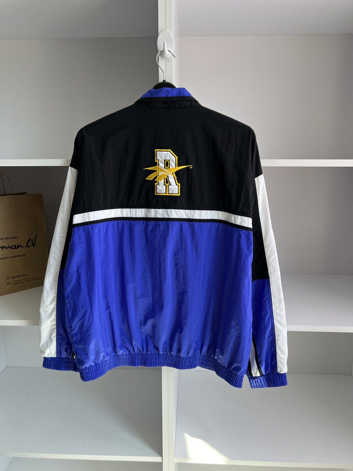 Vintage Reebok Sport Track Jacket 90s style