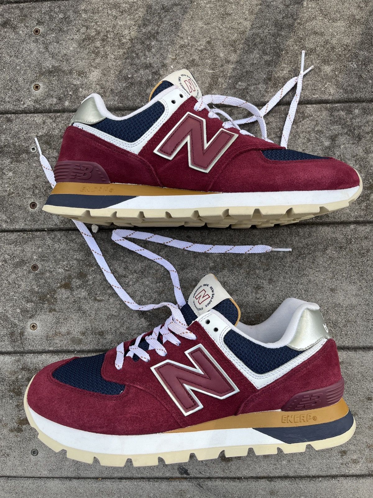 New Balance New Balance 574 Rugged ‘Garnet’ | Grailed