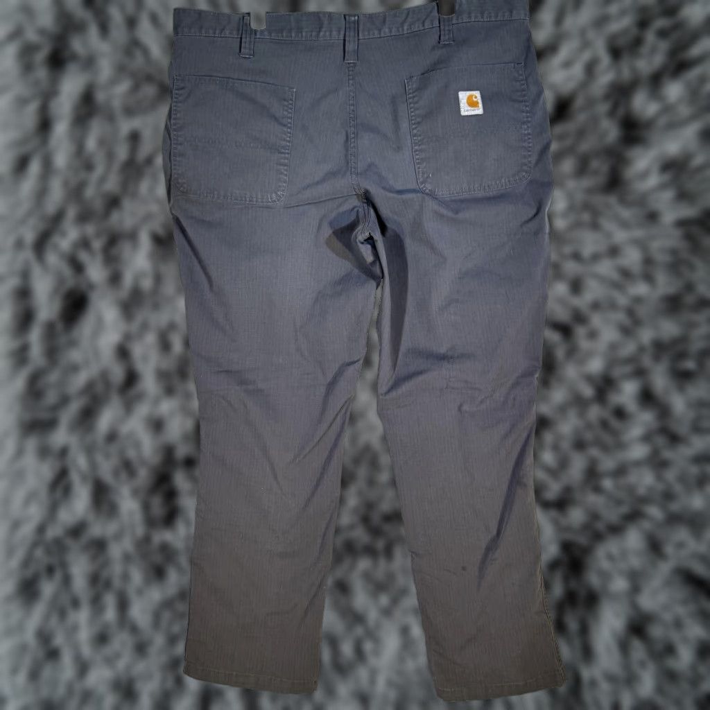 Carhartt Carhartt Pants Mens 38x29 Gray Ripstop Relaxed Fit Work Utility Zip Pocket Size US 38 / EU 54 - 1 Thumbnail