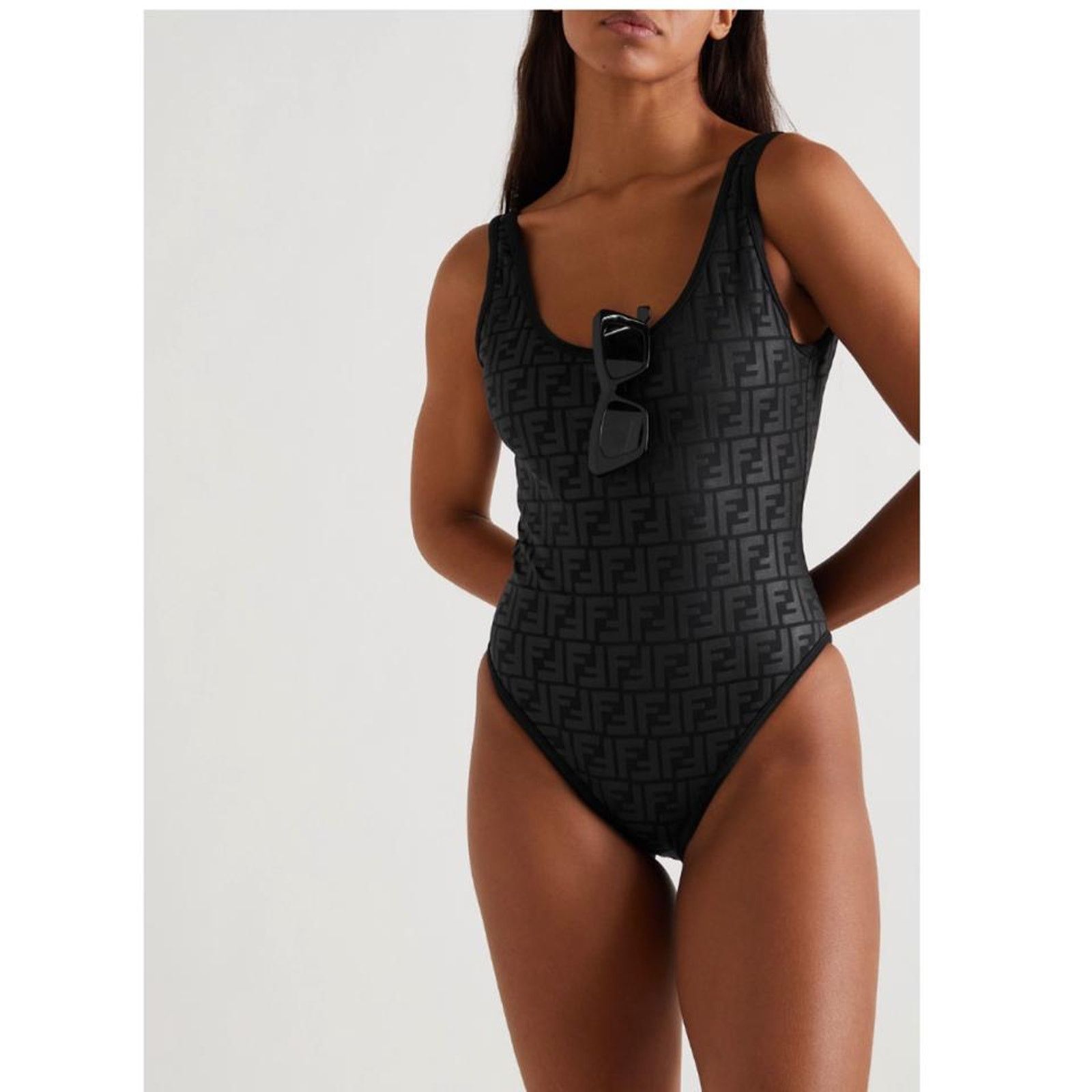 Fendi FF logo embossed swimsuit 42 Size M / US 6-8 / IT 42-44 - 2 Thumbnail