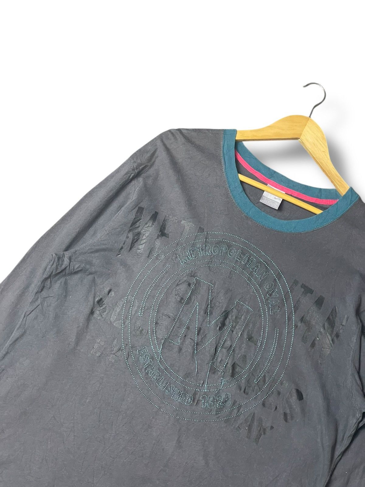 Japanese Brand × Nike × Vintage Vintage NIKE Athletic Long Sleeve Shirt (115) Size US XL / EU 56 / 4 - 2 Thumbnail