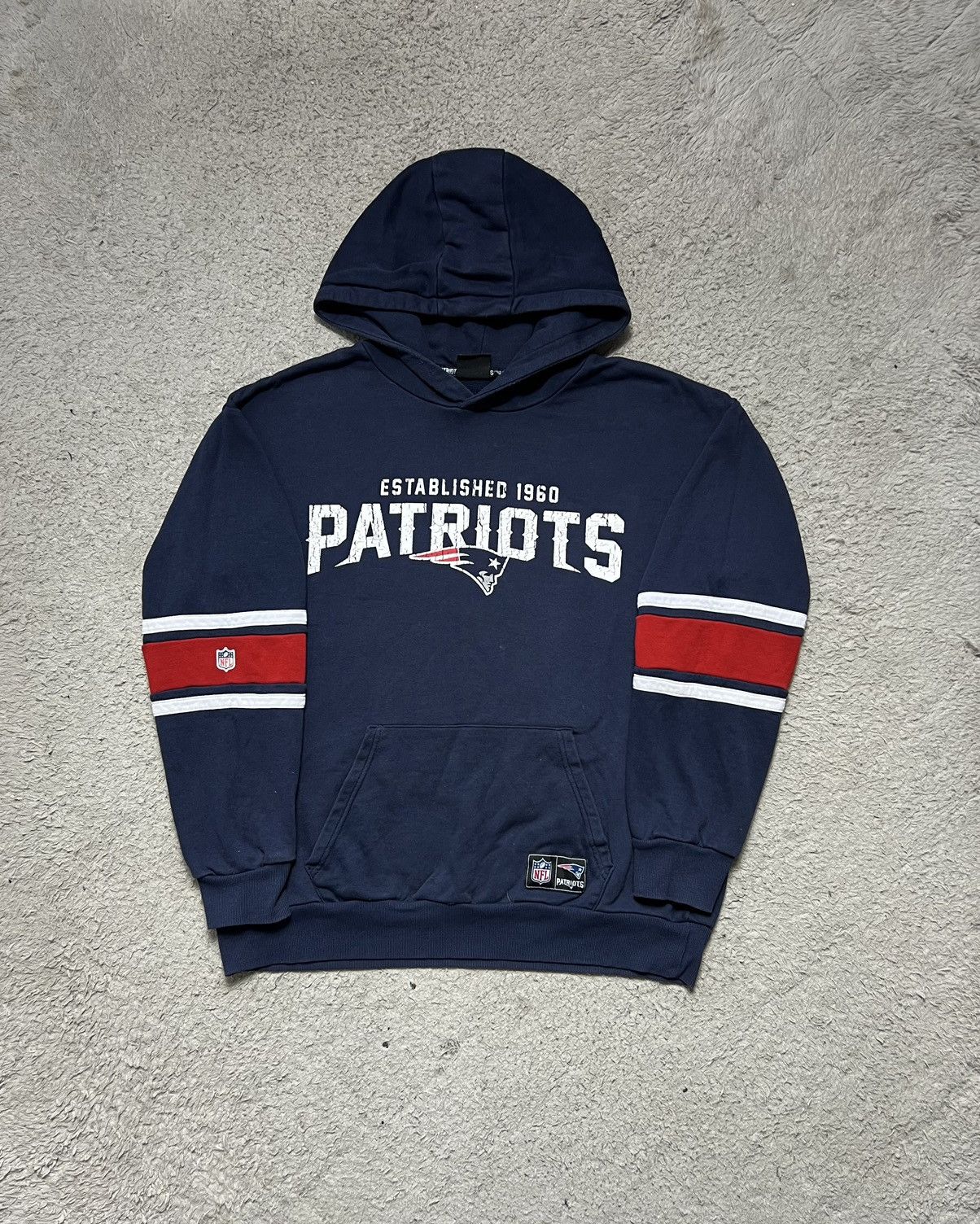 NFL Hoodie NFL Patriots Vintage Size US XL / EU 56 / 4 - 1 Thumbnail
