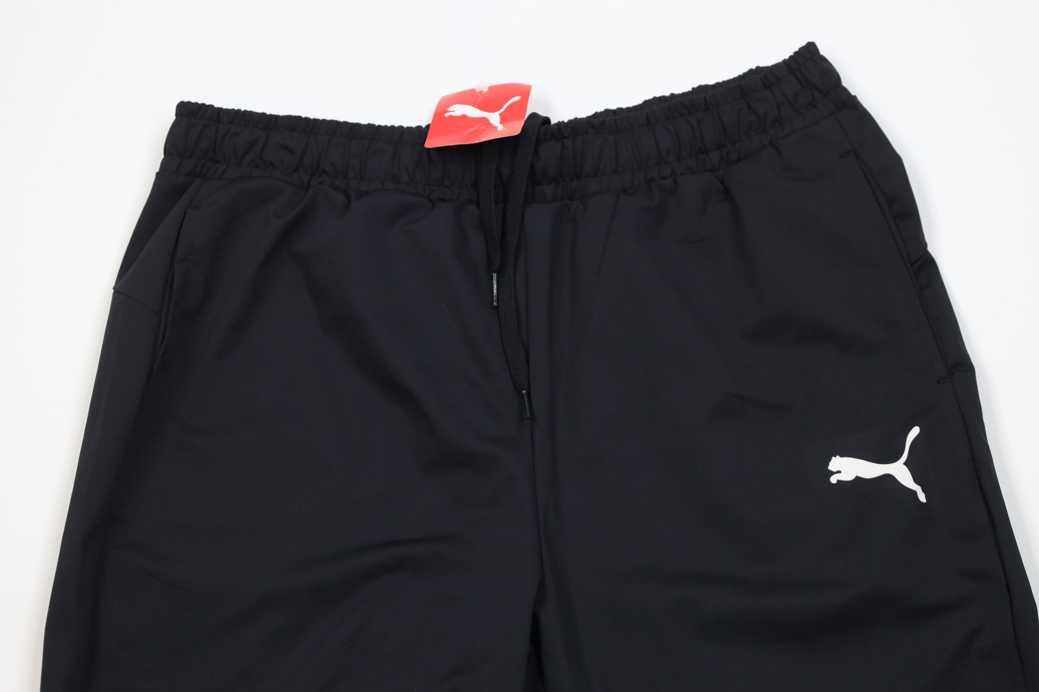 Puma Deadstock Vintage Y2K Puma Futbol Cuffed Joggers Pants Black Size US 36 / EU 52 - 2 Thumbnail