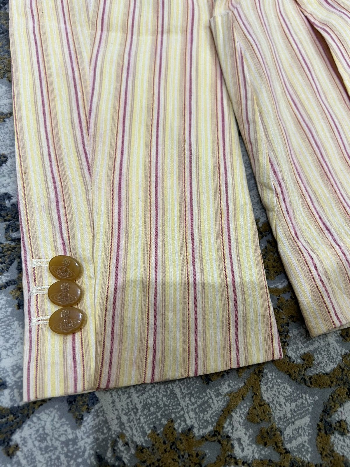 Vivienne Westwood Vivienne Westwood Striped Blazer – Made in Italy Size M / US 6-8 / IT 42-44 - 19 Thumbnail