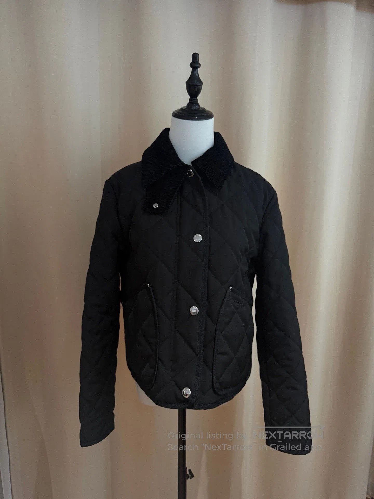 Burberry Burberry Black Quilted Jacket XS. Size XS / US 0-2 / IT 36-38 - 1 Thumbnail