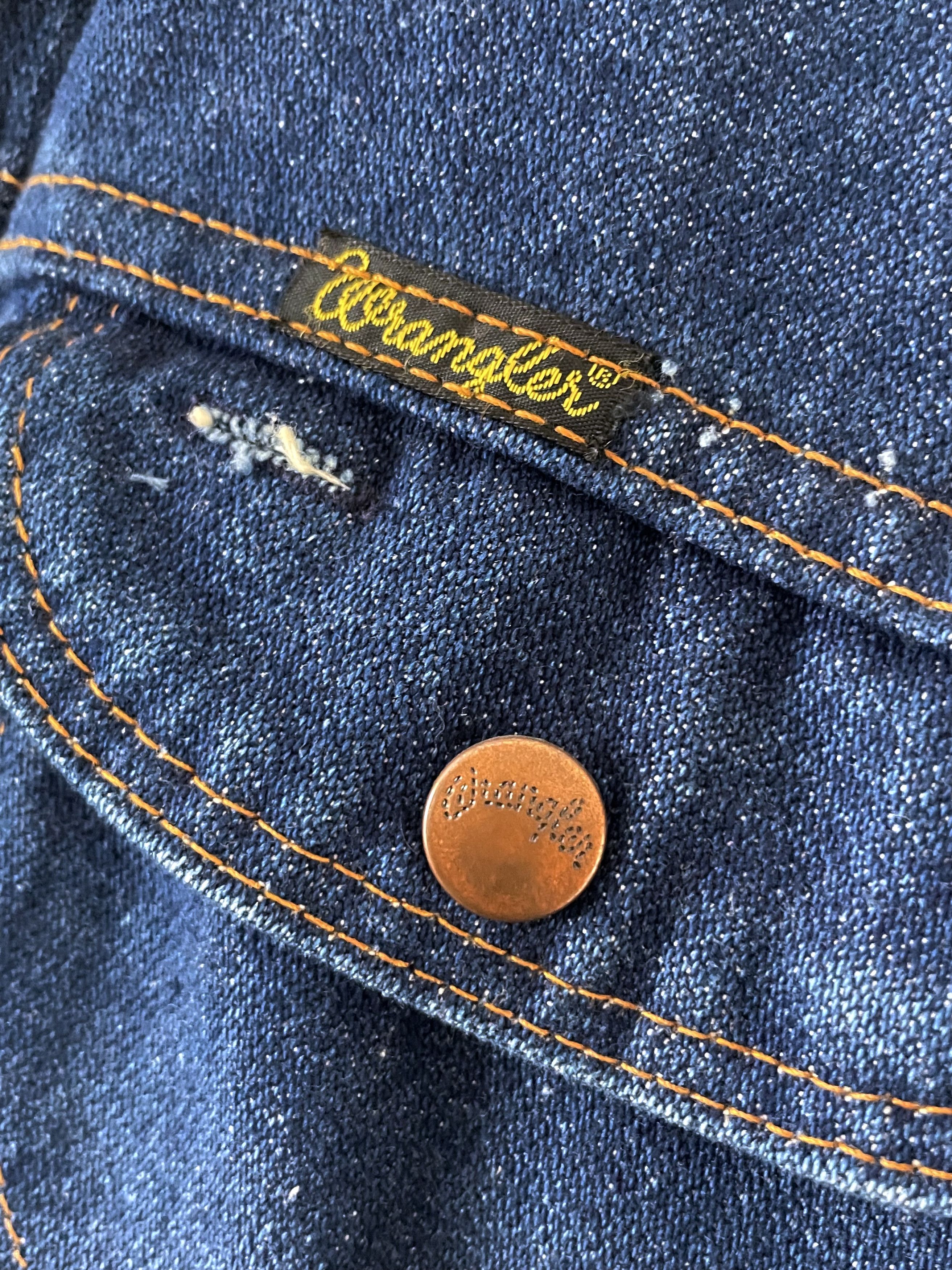 Wrangler DEADSTOCK 1970'S VINTAGE INDIGO DENIM JACKET US MADE Size US M / EU 48-50 / 2 - 6 Thumbnail