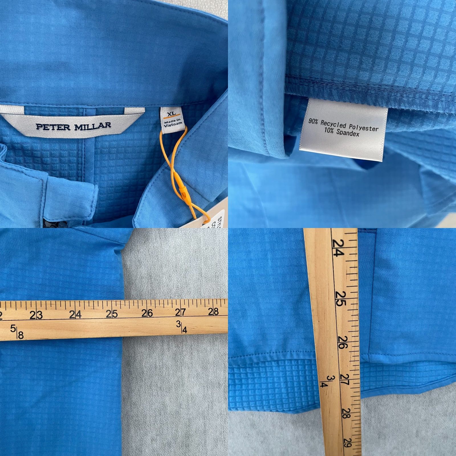 Peter Millar Peter Millar Jacket Adult XL Blue Full Zip Crown Sport Winter Wind Gust Mens NEW Size US XL / EU 56 / 4 - 8 Thumbnail