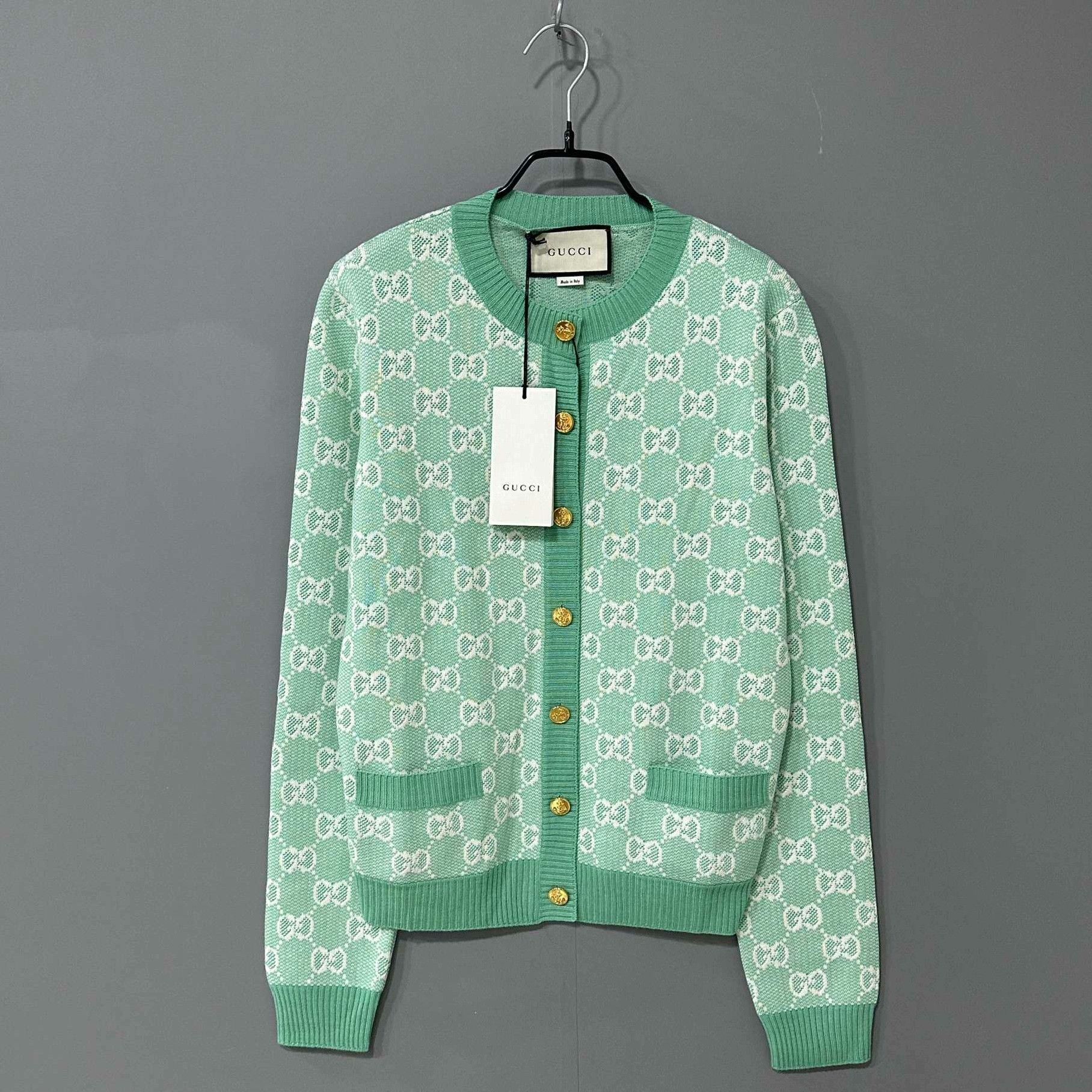 Gucci Gucci Knit Green Sweater M Women Size M / US 6-8 / IT 42-44 - 1 Thumbnail