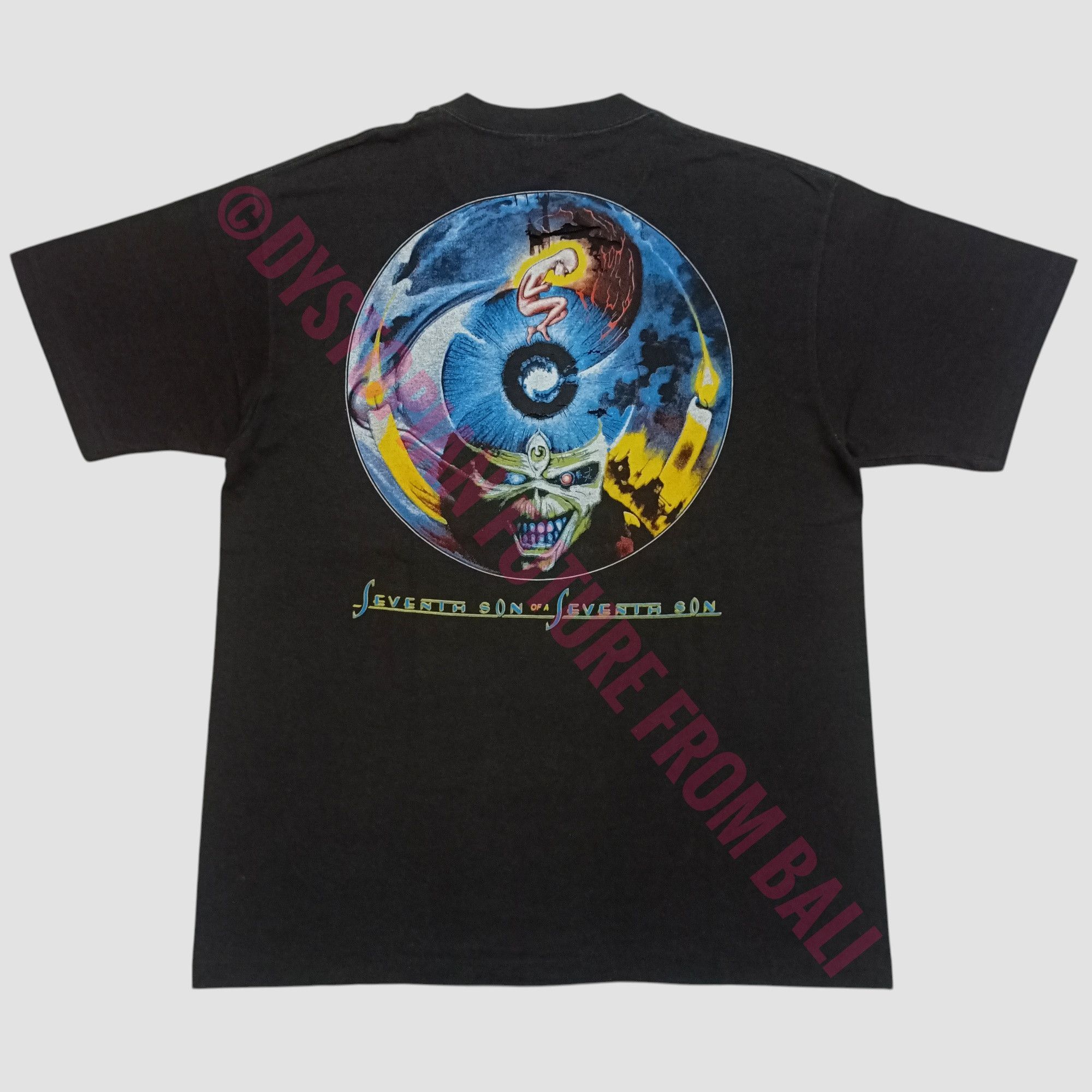 Iron Maiden Vintage 1988 Iron Maiden Can I Play With Madness Band Tshirt Size US L / EU 52-54 / 3 - 2 Thumbnail