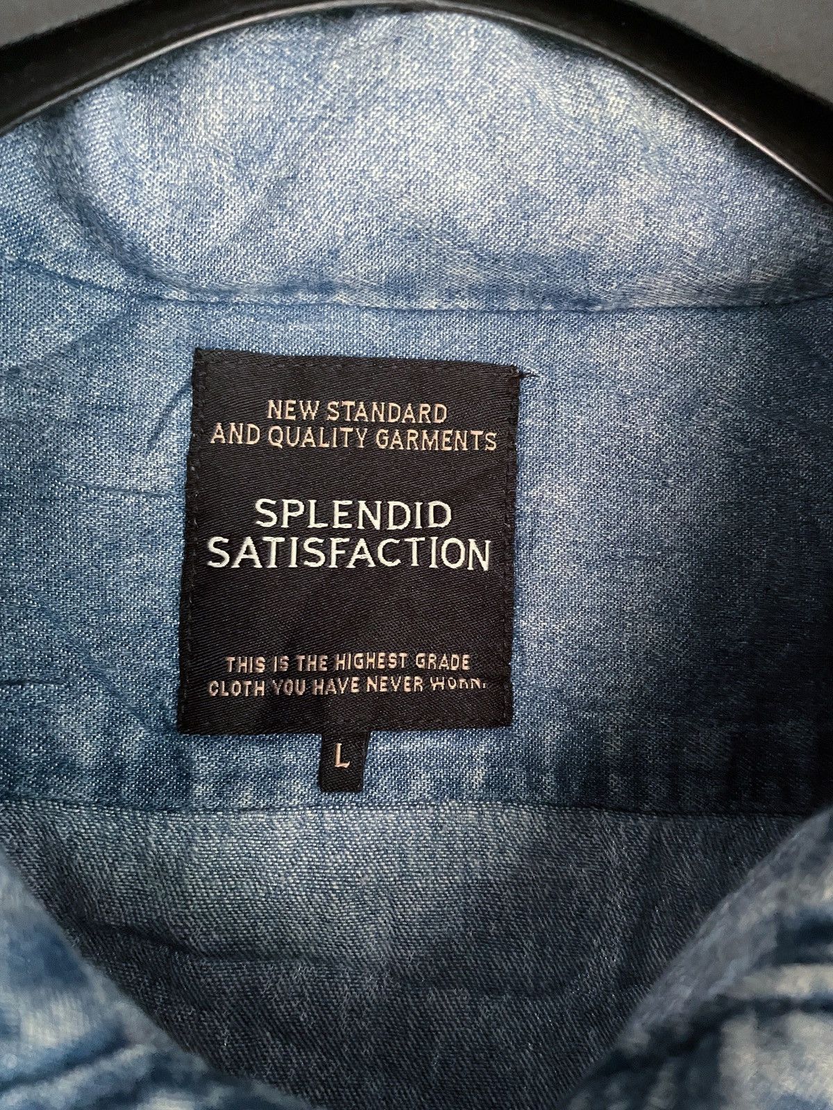 Splendid SPLENDID SATISFACTION BONO BLUE JEANS STYLE SHIRT Size US M / EU 48-50 / 2 - 7 Thumbnail