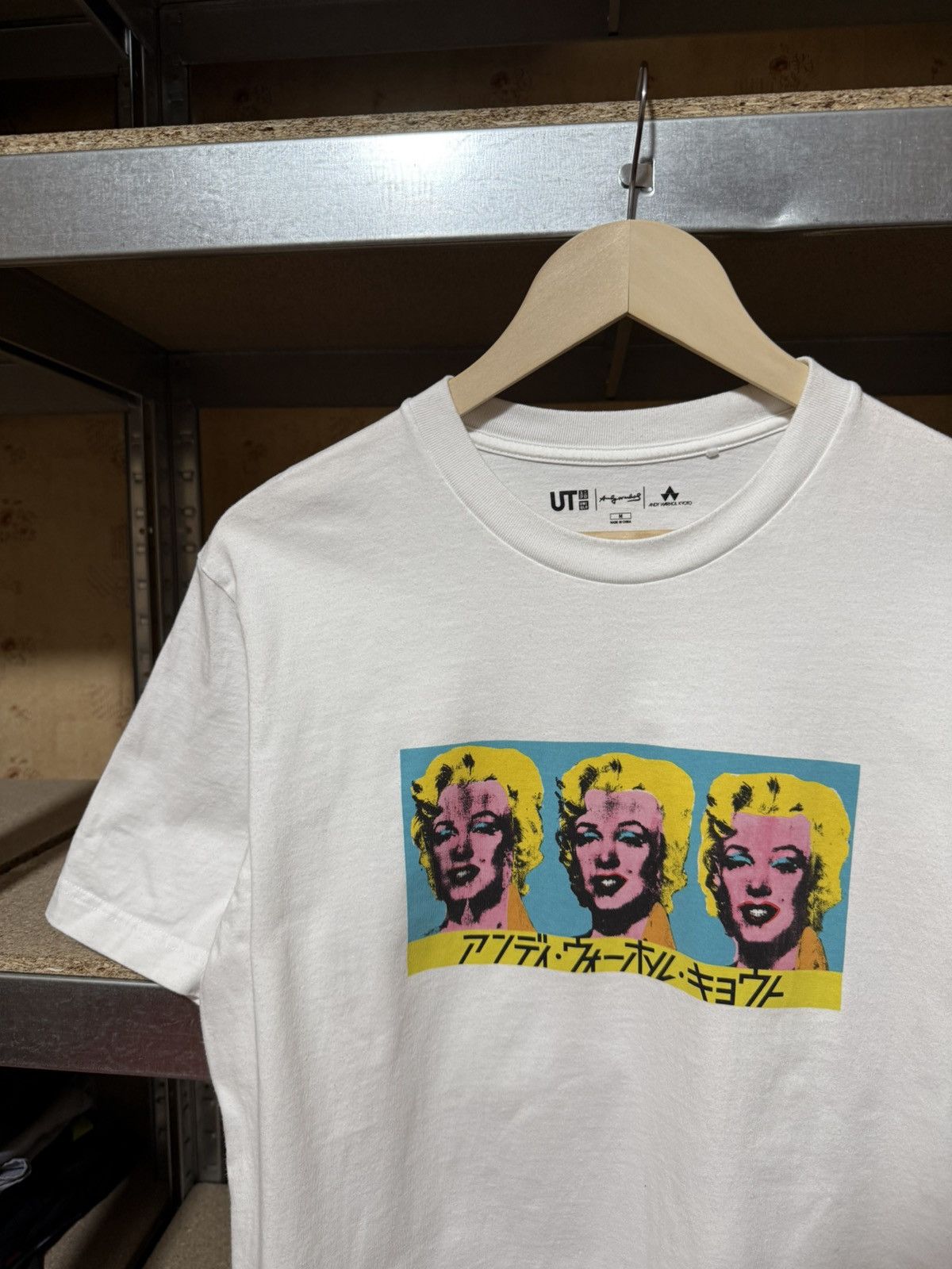 Designer × Japanese Brand × Uniqlo Uniqlo Andy Warhol Kyoto Marilyn Monroe T-Shirt Y2K Hype Size US M / EU 48-50 / 2 - 3 Thumbnail