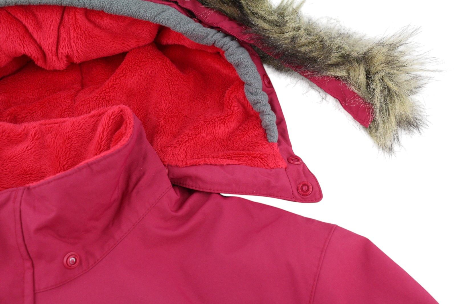 Jack Wolfskin XL Youth Texapore Hooded Padded Faux Fur Pink 86366 Size XL / US 12-14 / IT 48-50 - 7 Thumbnail