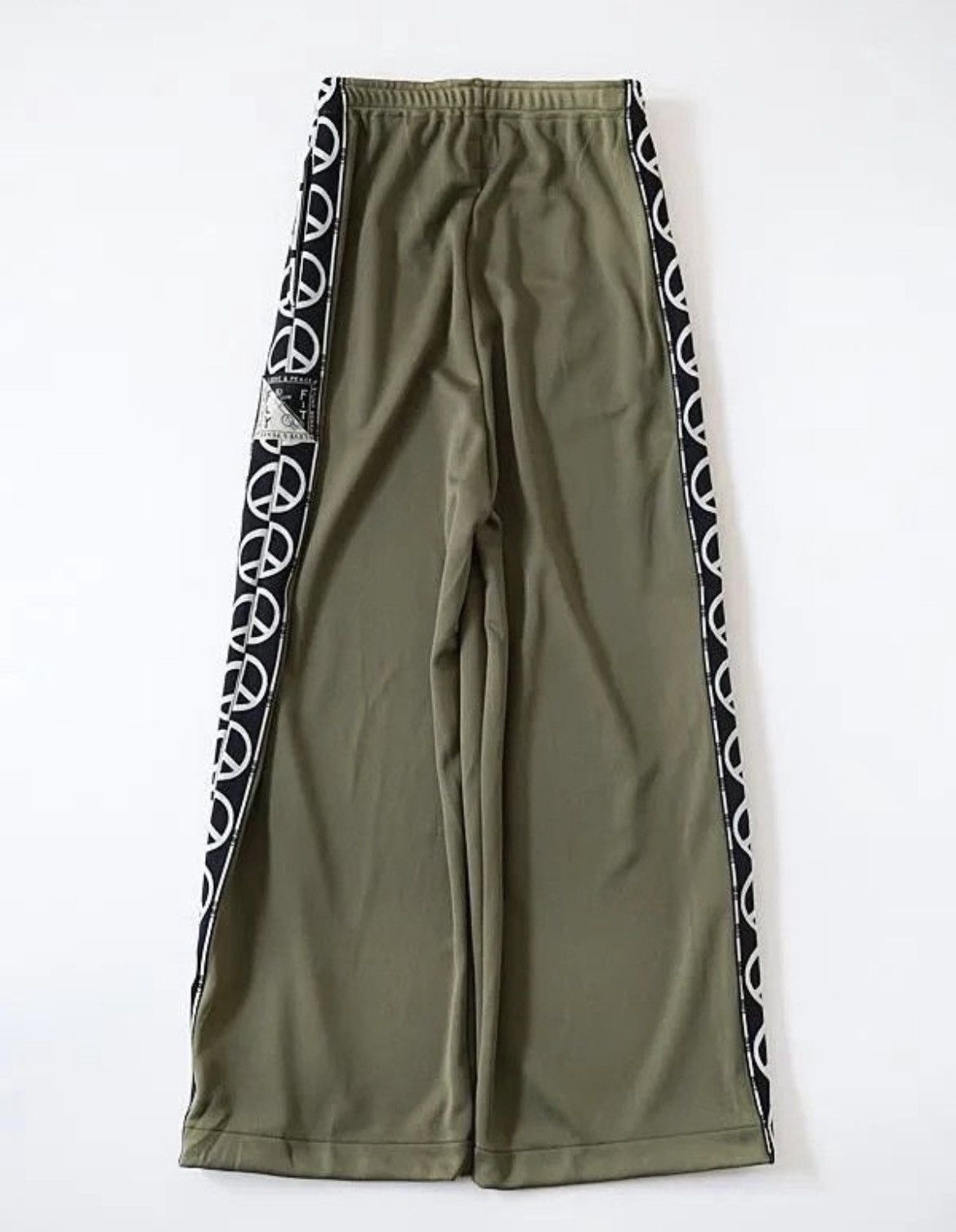 Kapital Kapital TH.D.D peace smooth jersey baggy track pants khaki Size US 34 / EU 50 - 2 Thumbnail