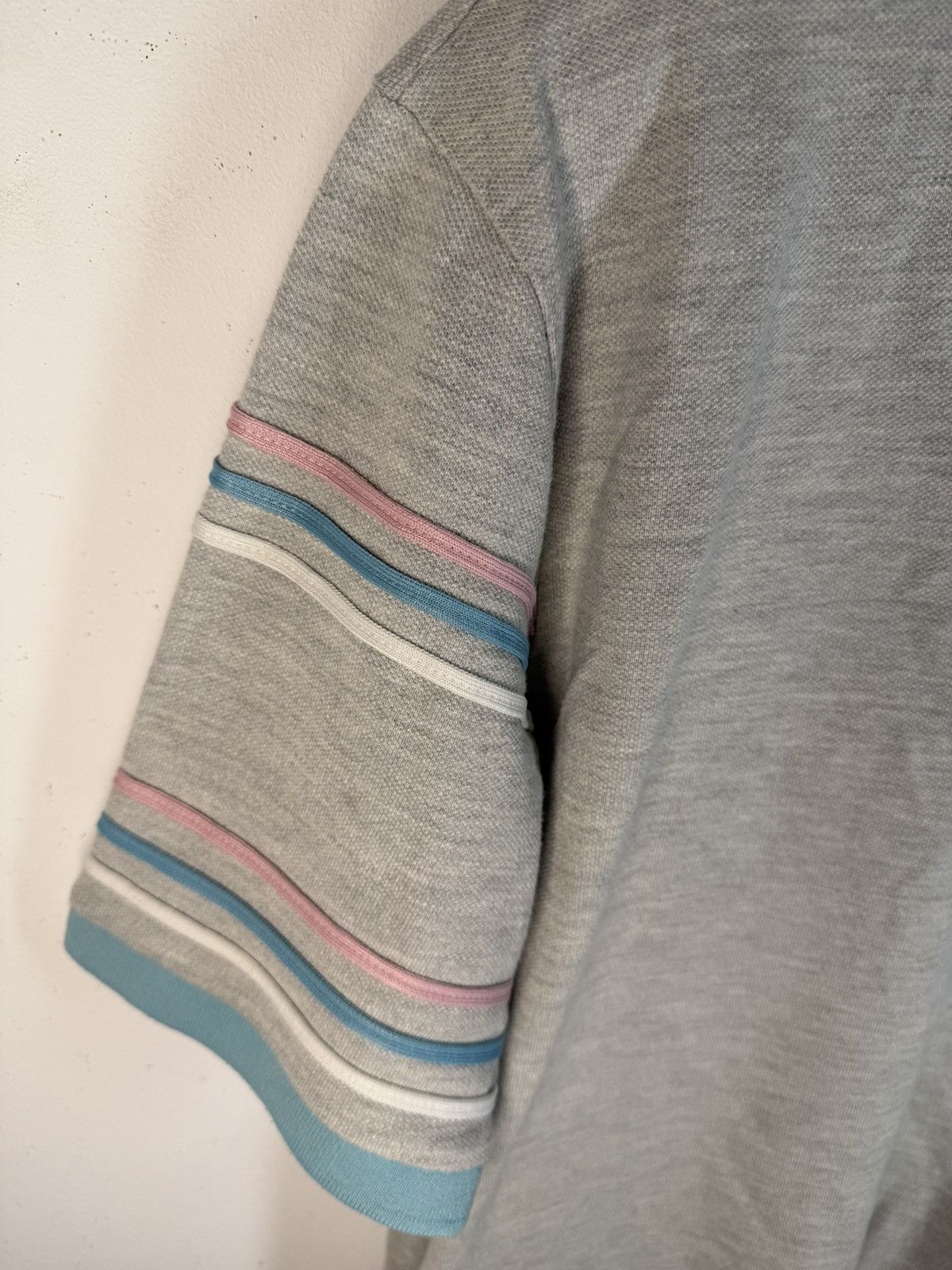 Yves Saint Laurent Grey YSL Polo Shirt Spell Out YSL Shirt YSL Tee Size US L / EU 52-54 / 3 - 11 Thumbnail