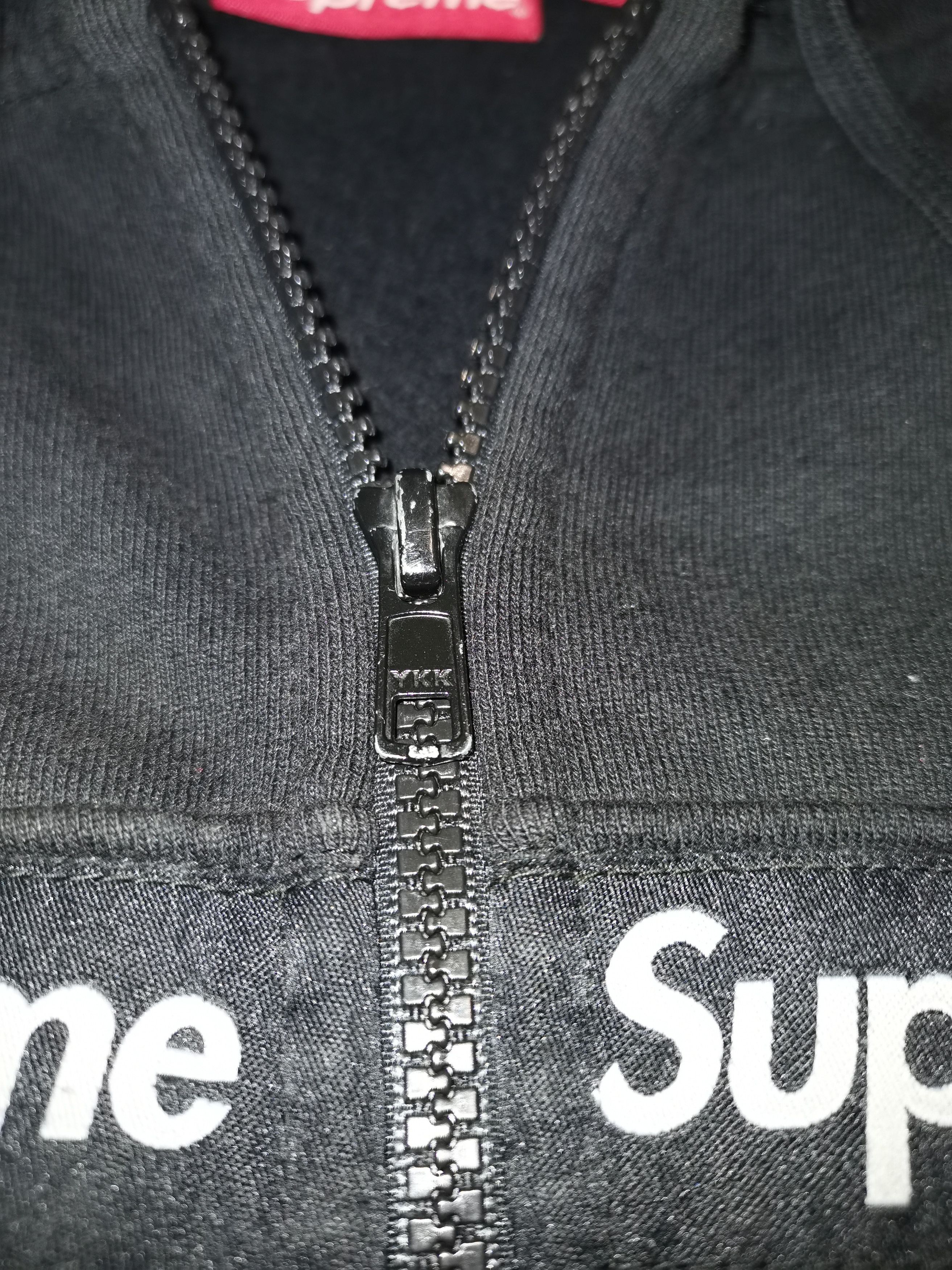 Supreme Supreme text stripe zip up hoodie Size US M / EU 48-50 / 2 - 16 Thumbnail