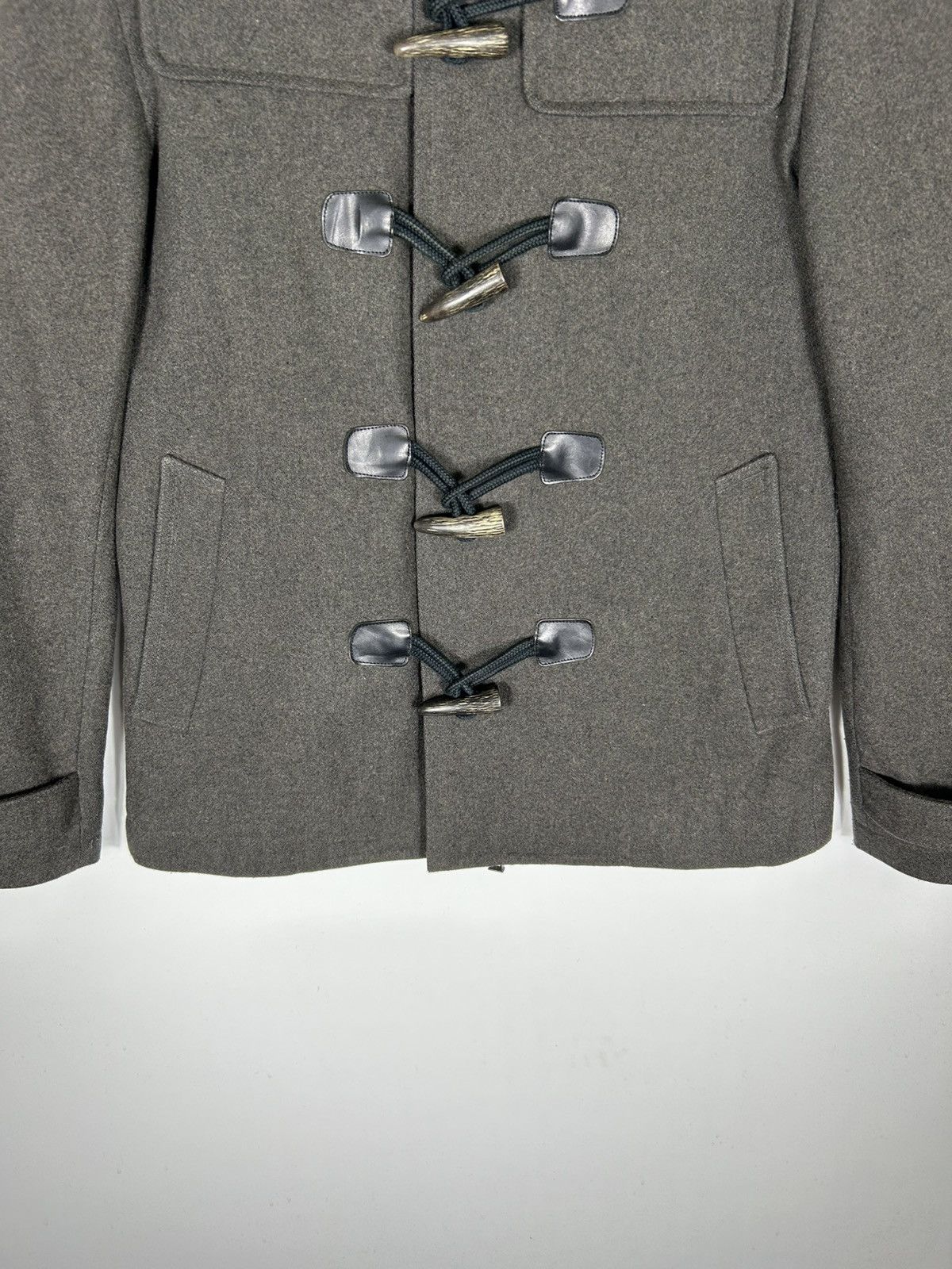 Man Of Moods MofM Man of Moods Hooded Wool Duffle Coat Toggle Jacket Size US S / EU 44-46 / 1 - 5 Thumbnail