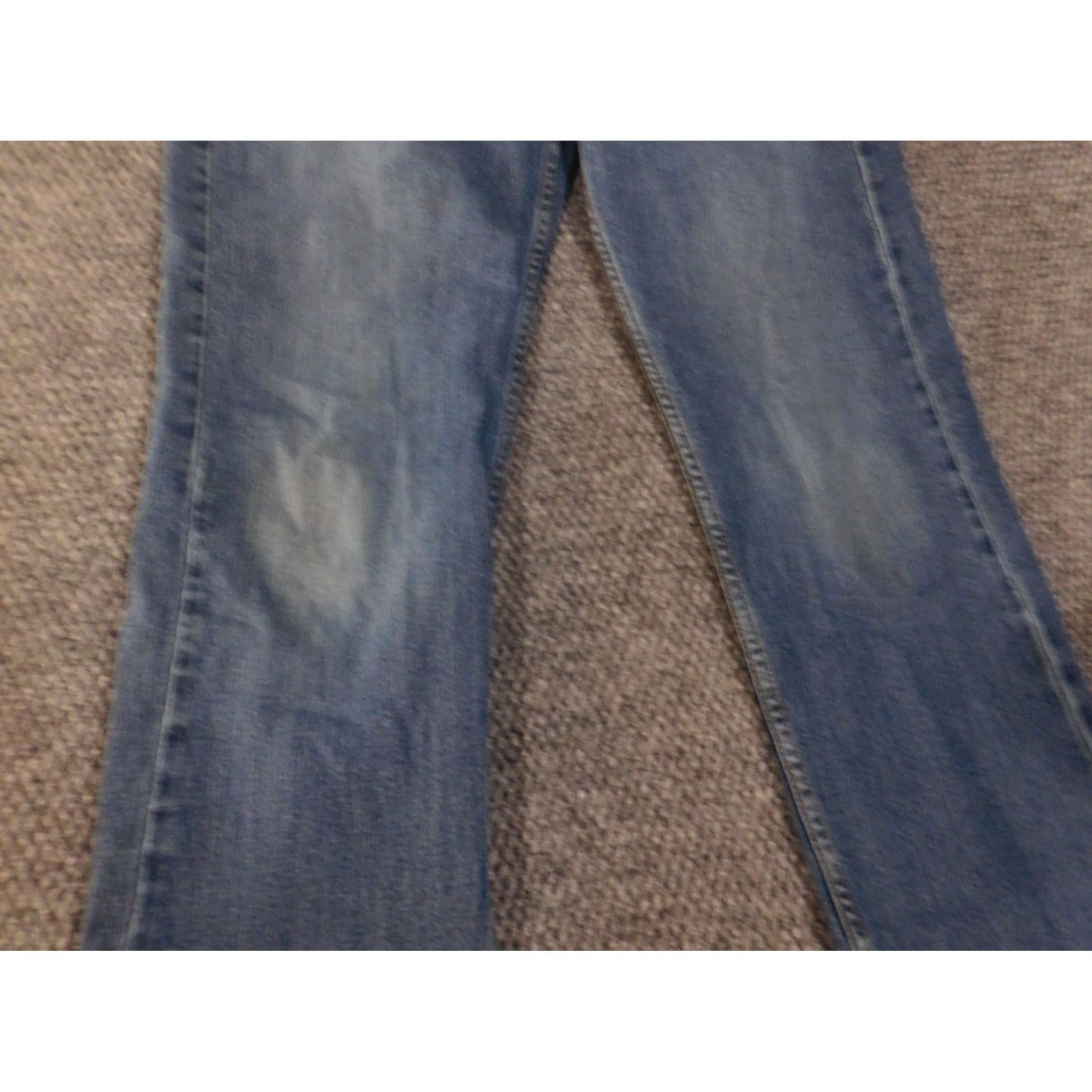 Levi's Levi's 505 Jeans Mens 32x32 Blue Med Wash Denim Classic Western Retro Straight Pockets Zipper 32 Regular Mens Size US 32 / EU 48 - 3 Thumbnail
