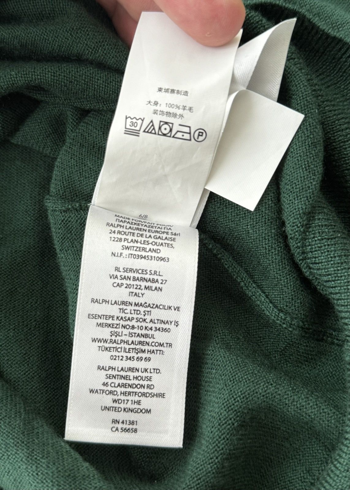 Polo Ralph Lauren Polo Ralph Lauren Polo-Pony wool jumper size M Size US M / EU 48-50 / 2 - 8 Thumbnail