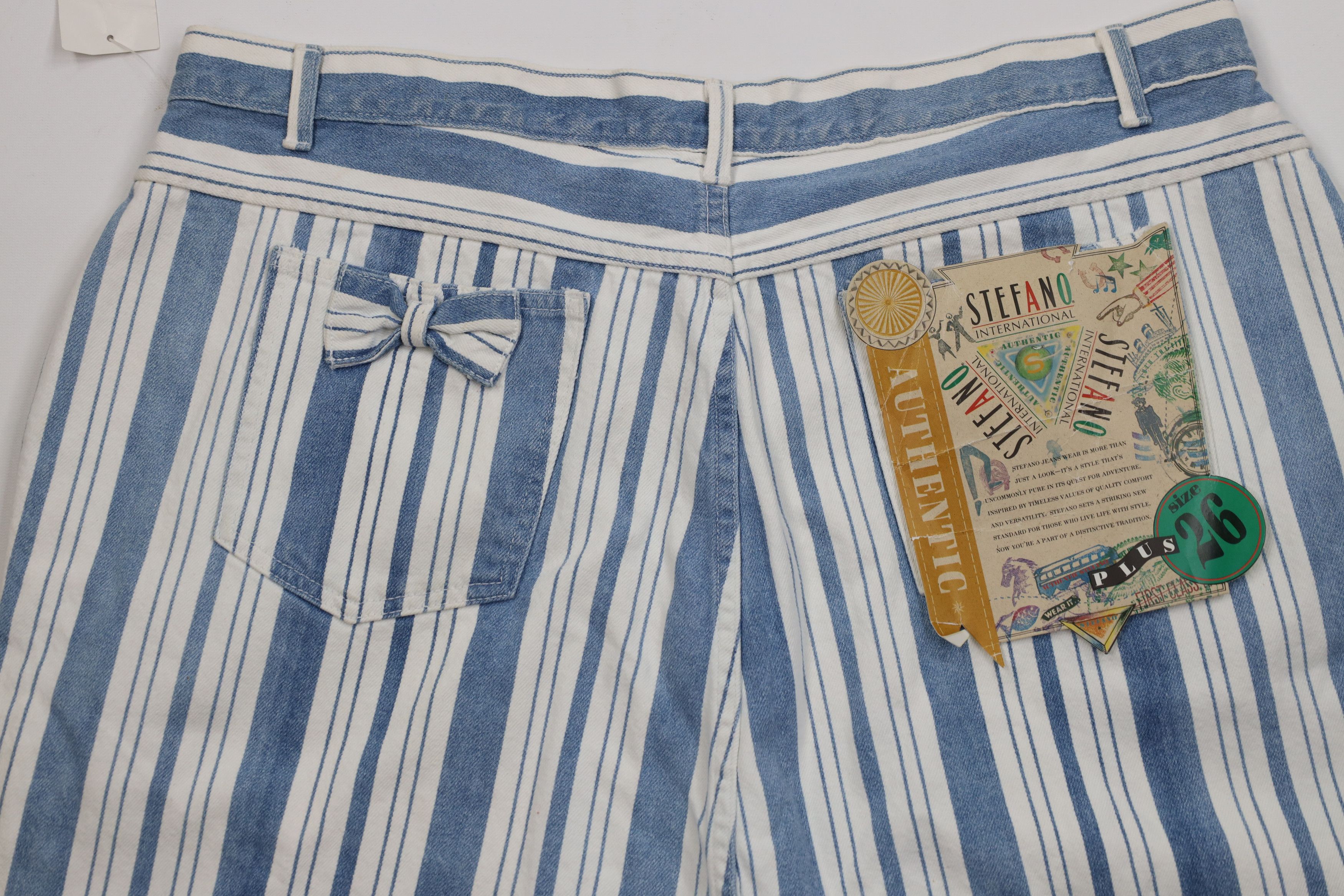 Vintage Deadstock Vintage 90s Streetwear Denim Jean Shorts Jorts Size 26" / US 2 / IT 38 - 12 Thumbnail