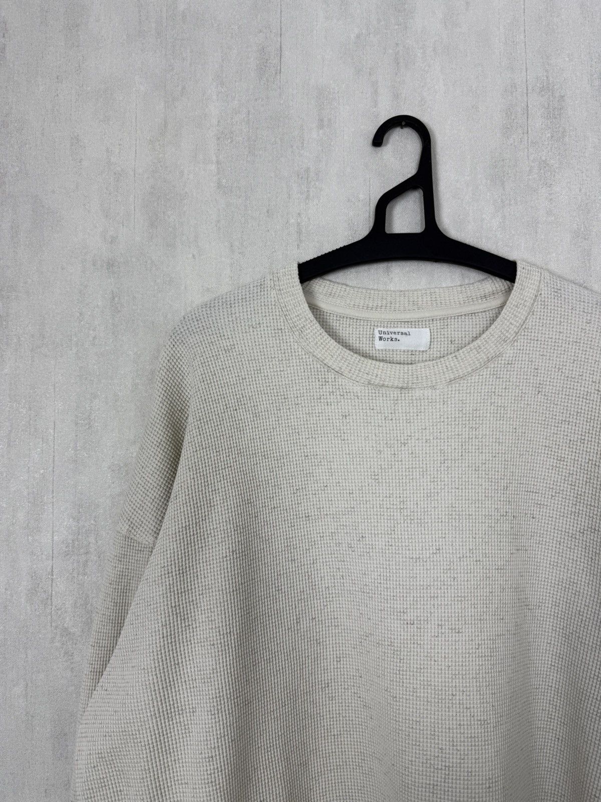 Universal Works Universal Works Men’s Waffle Knit Cotton Sweatshirt Size M Size US M / EU 48-50 / 2 - 3 Thumbnail