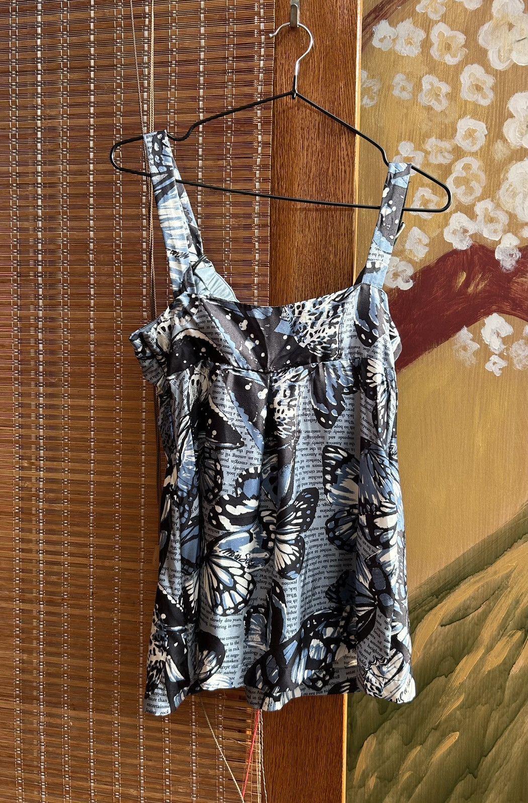 Miss Sixty Vintage Y2K Miss Sixty Silk Butterfly Print Camisole Top Size S / US 4 / IT 40 - 2 Thumbnail