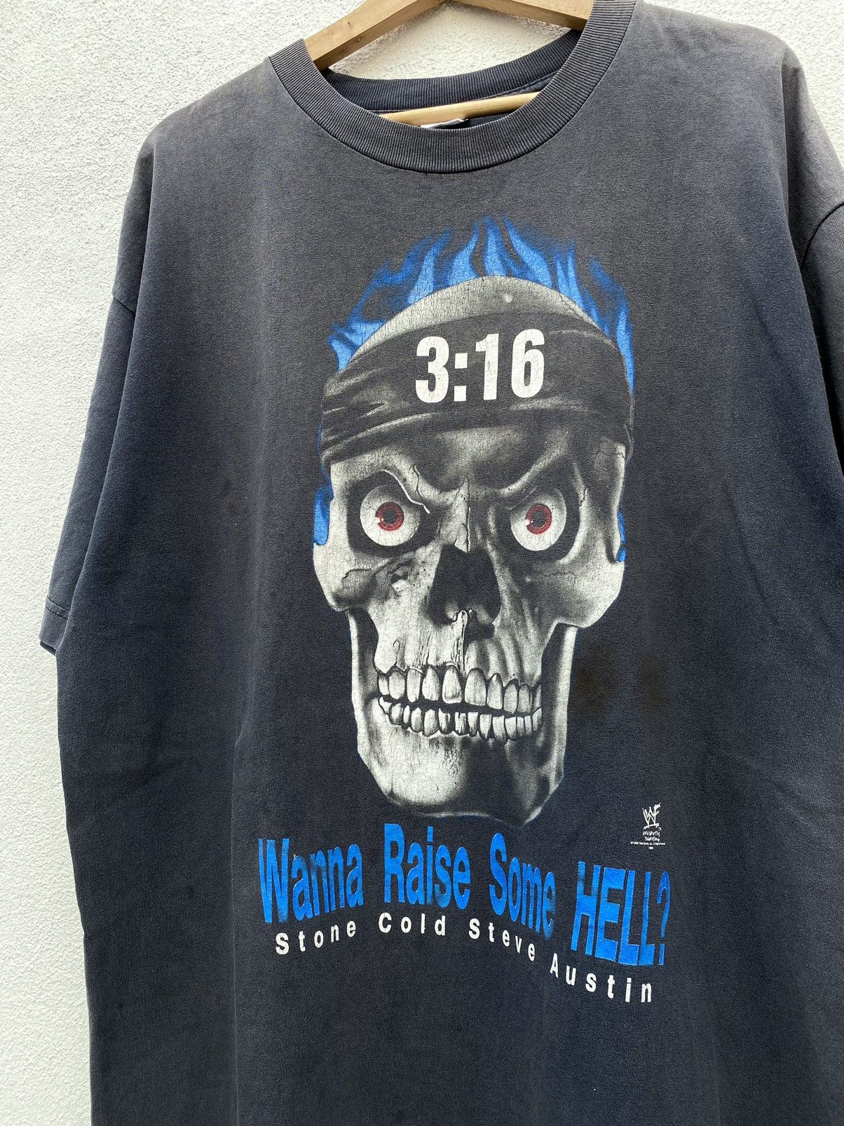 Vintage × WWE Vintage WWF Stone Cold Steve Austin Wanna Raise Some Hell? Size US XL / EU 56 / 4 - 1 Thumbnail