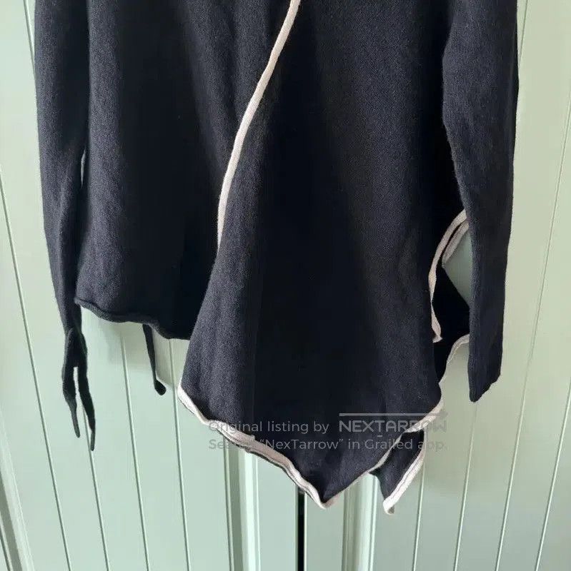 Yohji Yamamoto Yohji Yamamoto Black Wool Pullover Sweater . Size M / US 6-8 / IT 42-44 - 6 Thumbnail